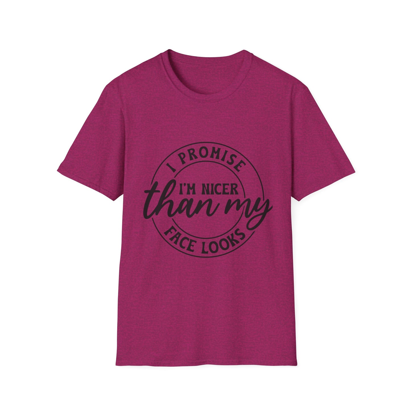 Funny Unisex Softstyle T-Shirt, Casual Tee, Gift for Friends, Humor Shirt, Quirky Fashion, Everyday Wear