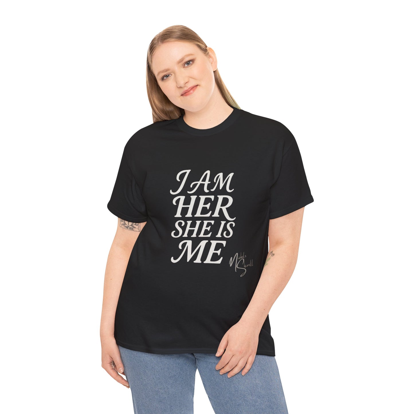 Empowering Statement Tee, Unisex Heavy Cotton T-Shirt for Self-Expression, Pride Month, Gifts for Her, Equality Apparel, Casual Wear