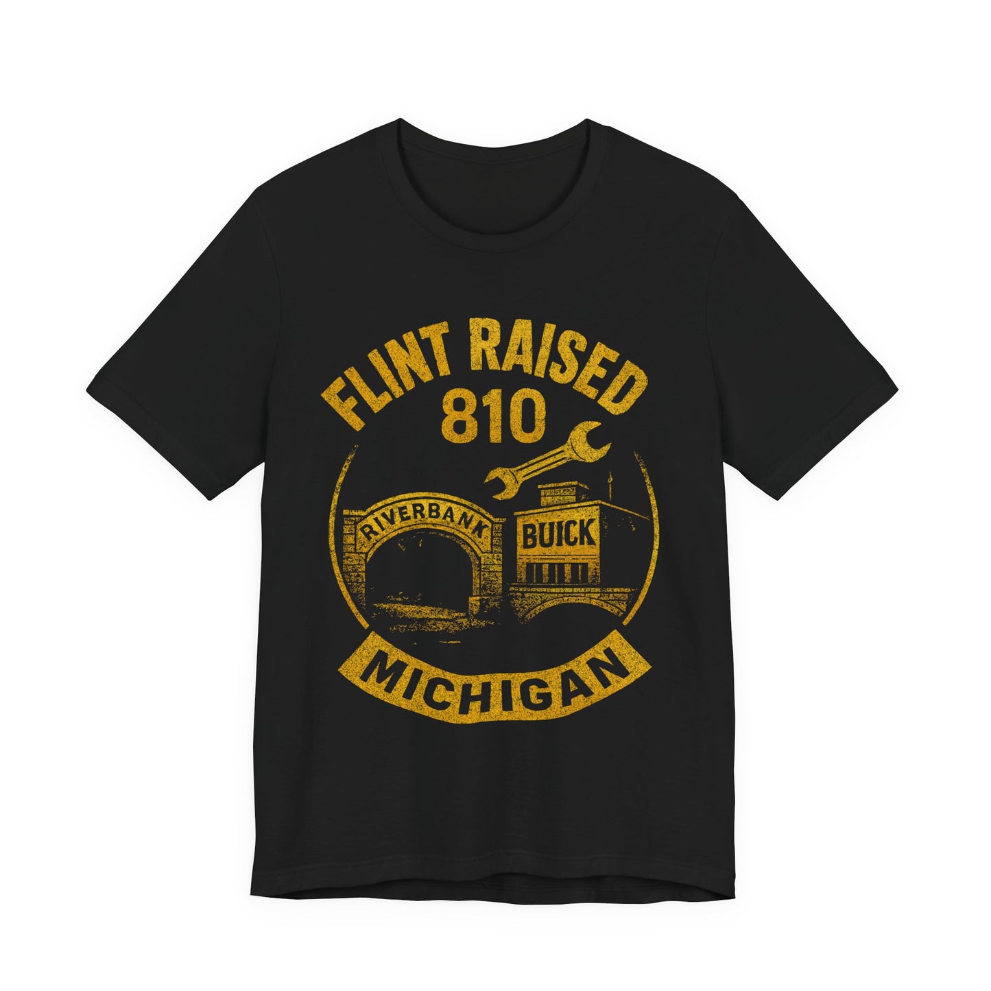 Flint Raised Unisex Tee - Celebrate Michigan Pride, Casual Wear, Gift for Locals, Family & Friends, Unique Souvenir