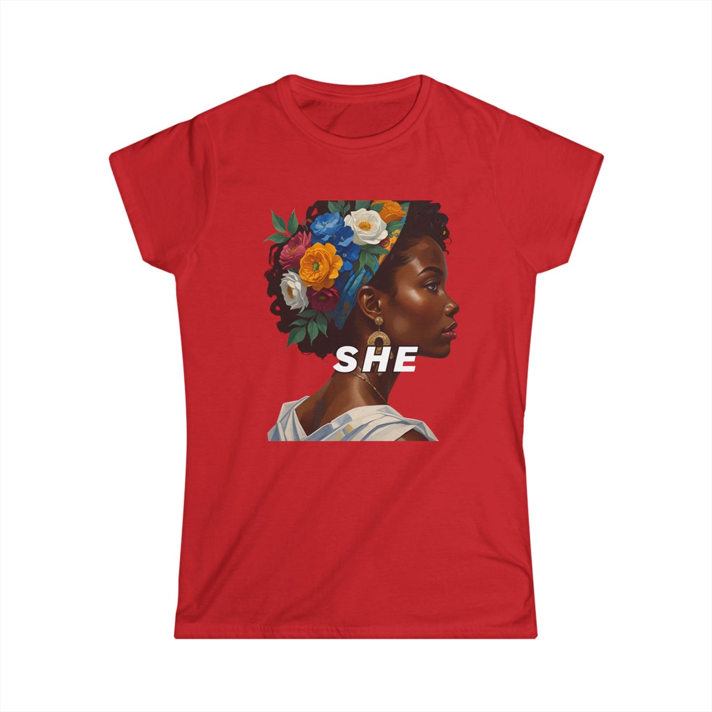 Empowered Women Softstyle Tee - Inspirational Graphic Tee for Everyday Wear, Feminist Merchandise, Vintage Style, Gift for Her