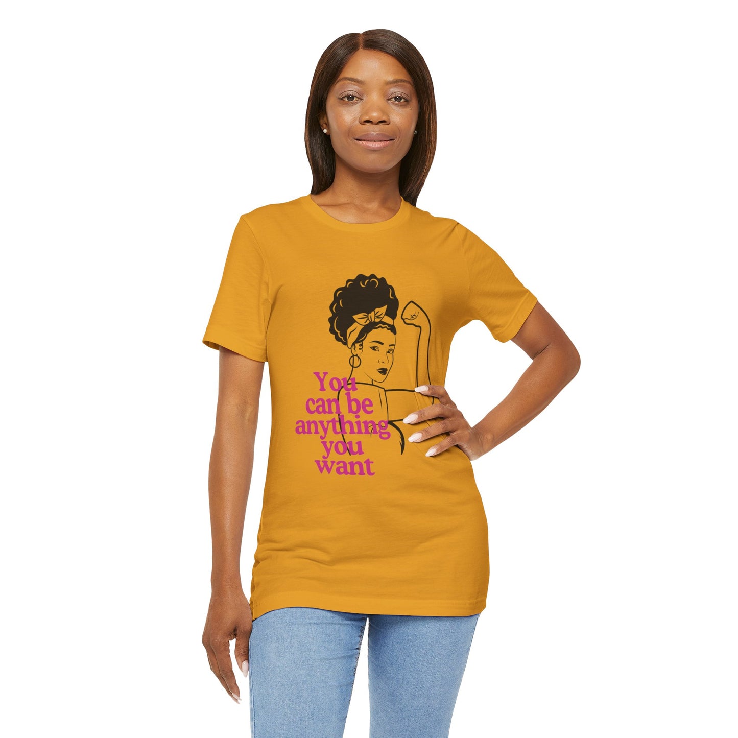 Empowering Unisex Tee, Motivational T-Shirt, Feminism Shirt, Inspirational Gift, Everyday Wear, Gift for Her