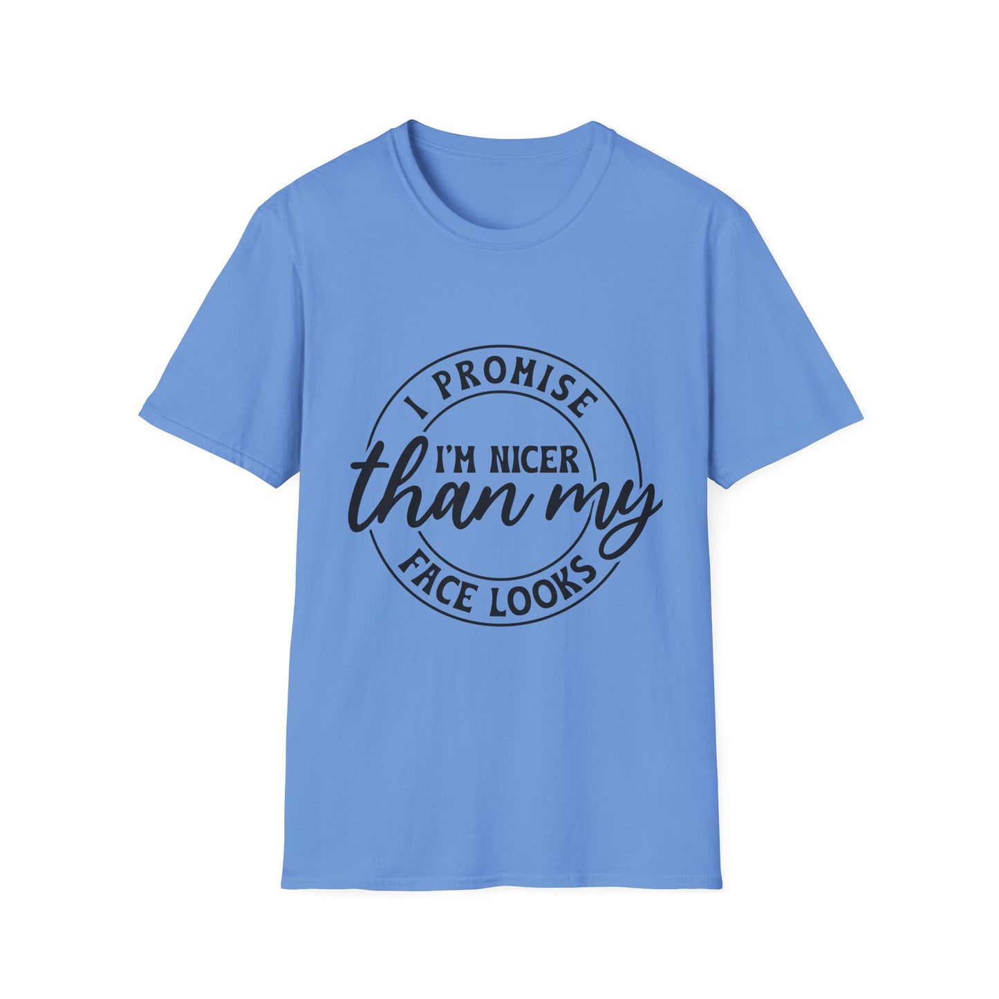 Funny Unisex Softstyle T-Shirt, Casual Tee, Gift for Friends, Humor Shirt, Quirky Fashion, Everyday Wear