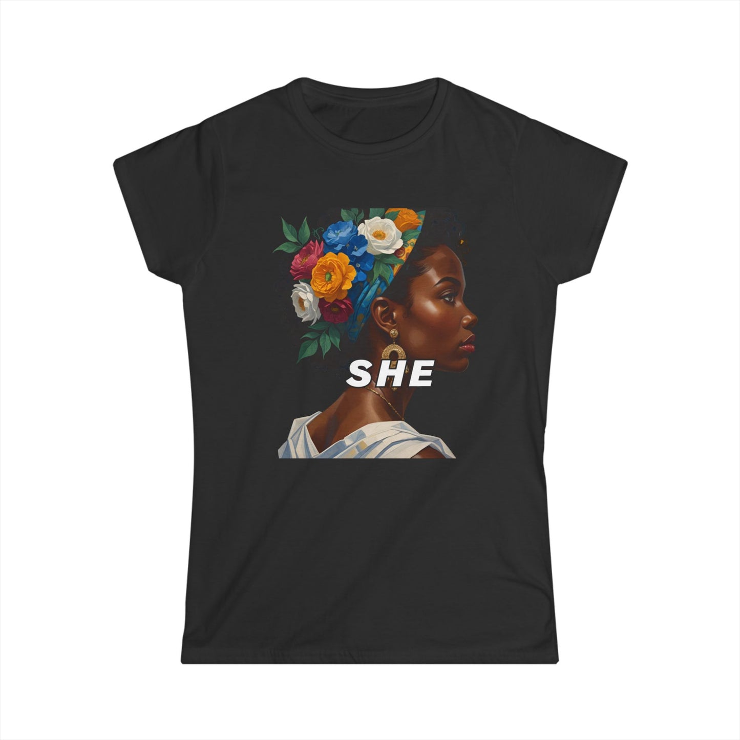Empowered Women Softstyle Tee - Inspirational Graphic Tee for Everyday Wear, Feminist Merchandise, Vintage Style, Gift for Her
