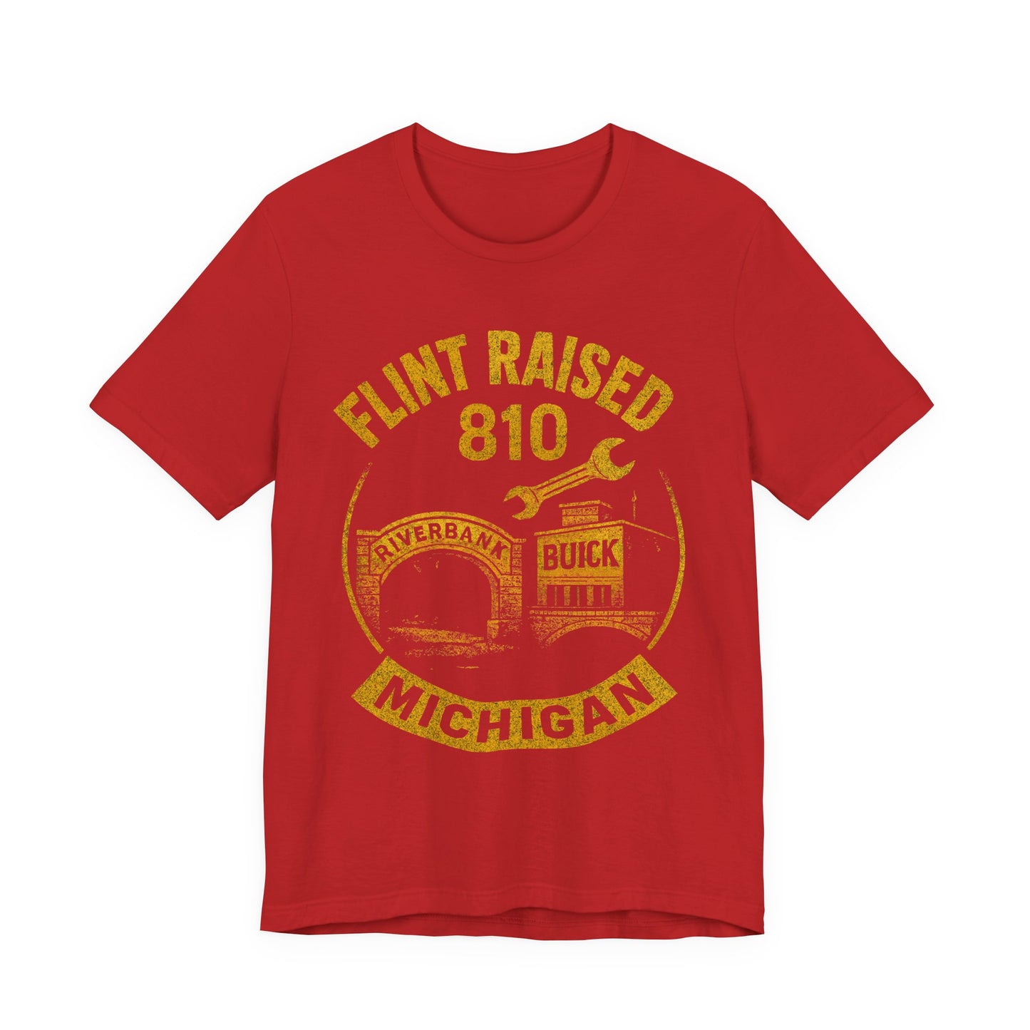 Flint Raised Unisex Tee - Celebrate Michigan Pride, Casual Wear, Gift for Locals, Family & Friends, Unique Souvenir