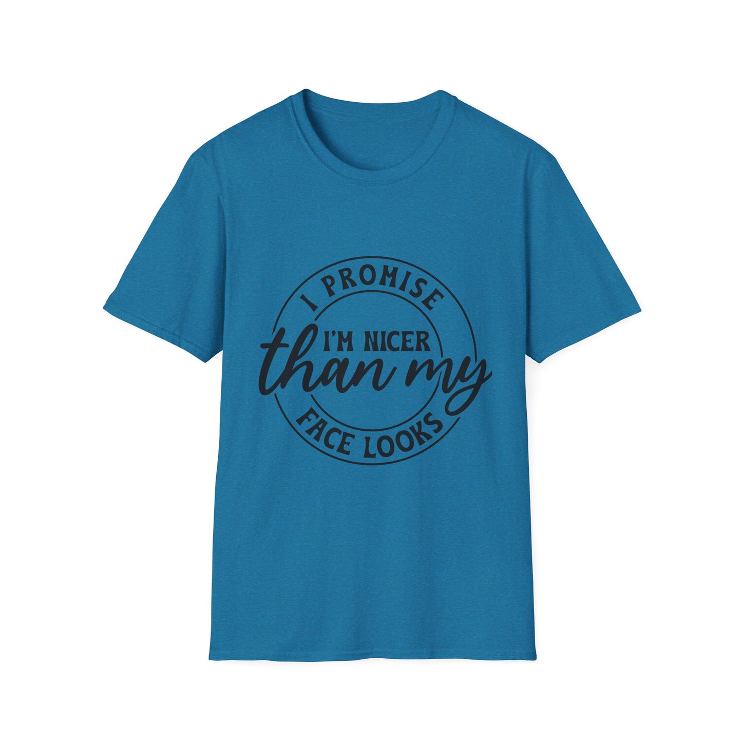 Funny Unisex Softstyle T-Shirt, Casual Tee, Gift for Friends, Humor Shirt, Quirky Fashion, Everyday Wear