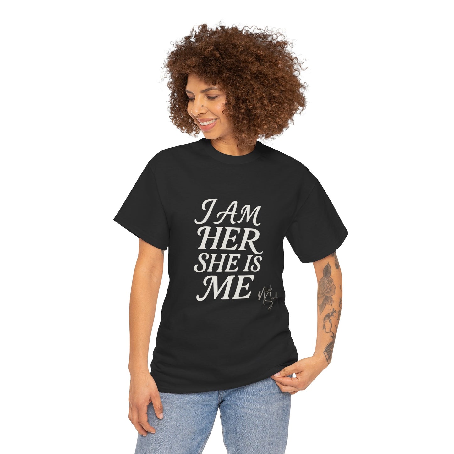 Empowering Statement Tee, Unisex Heavy Cotton T-Shirt for Self-Expression, Pride Month, Gifts for Her, Equality Apparel, Casual Wear