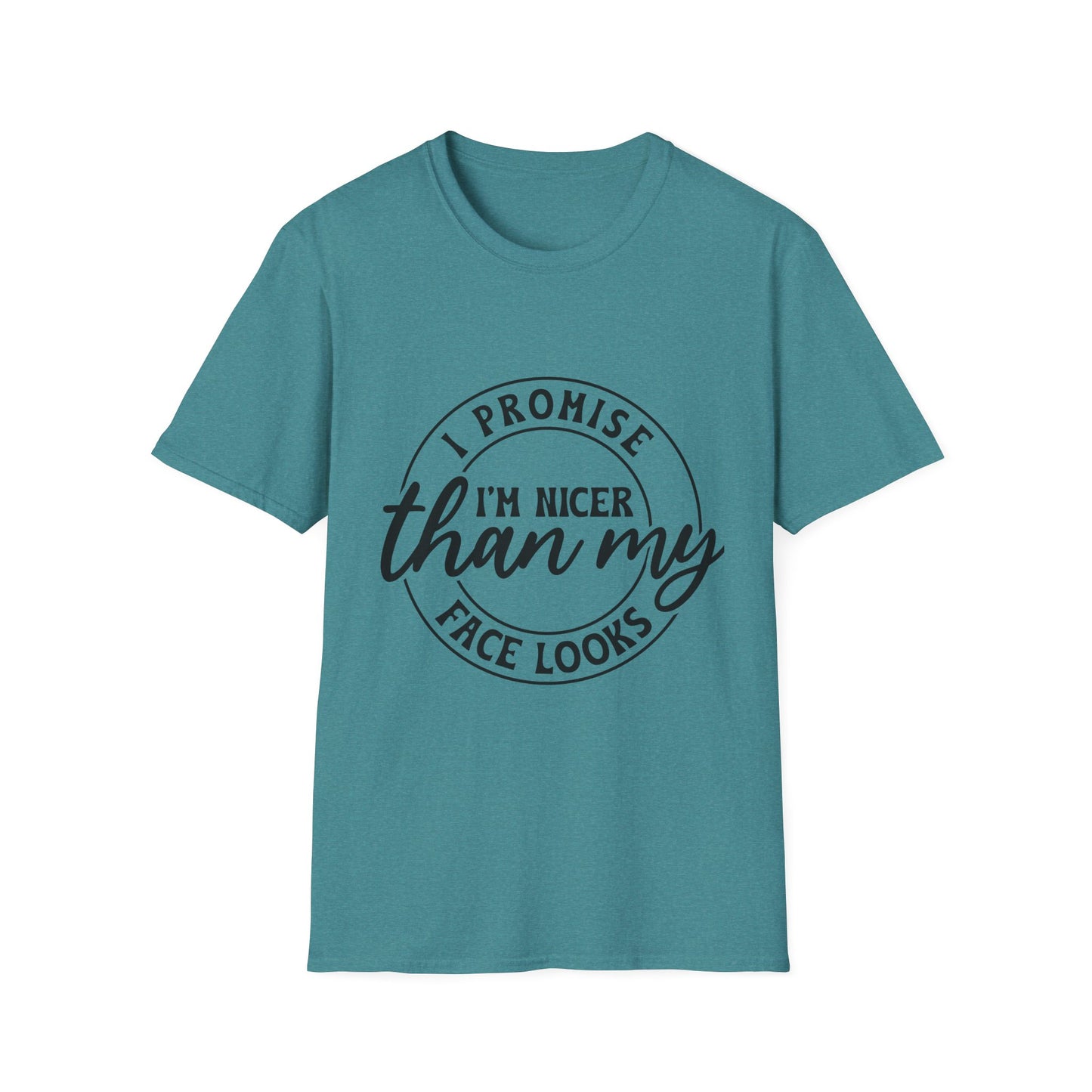 Funny Unisex Softstyle T-Shirt, Casual Tee, Gift for Friends, Humor Shirt, Quirky Fashion, Everyday Wear