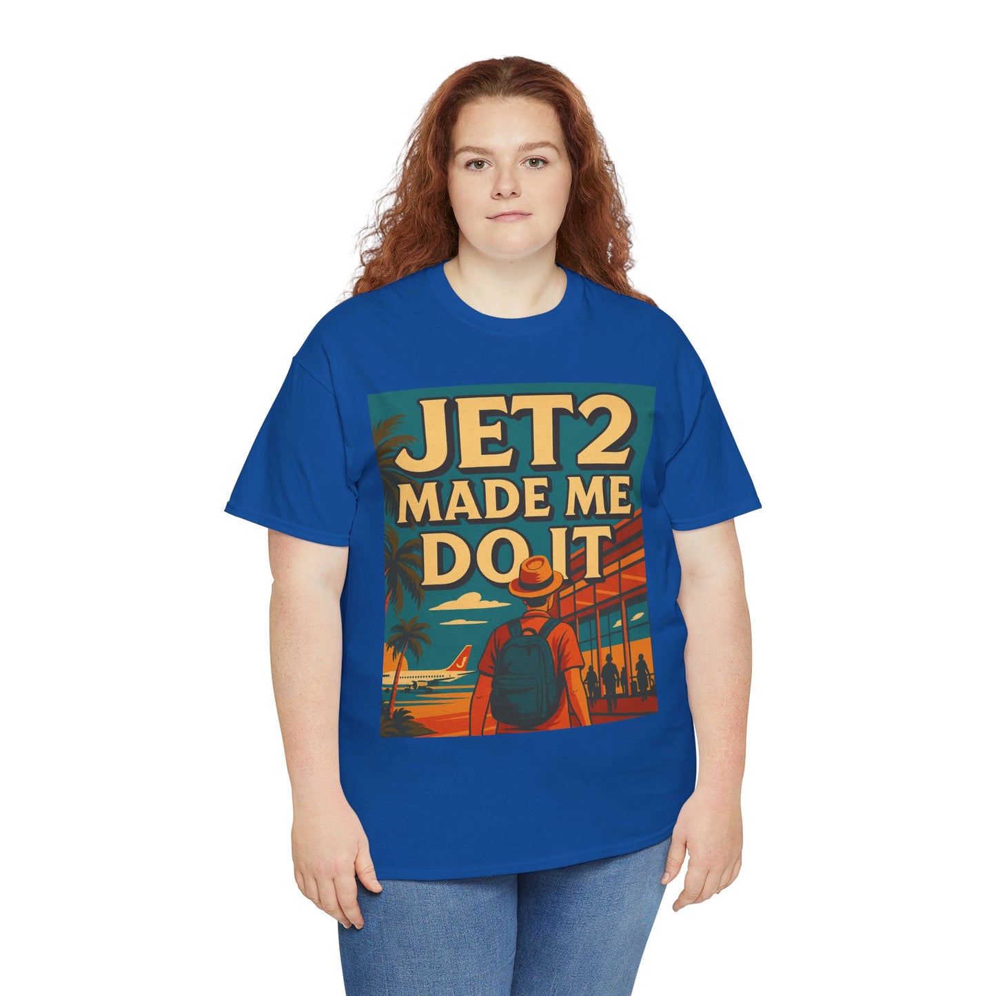 Jetsetter Unisex Heavy Cotton Tee - Travel T-Shirt, Vacation Shirt, Summer Style, Adventure Wear, Gift for Travelers