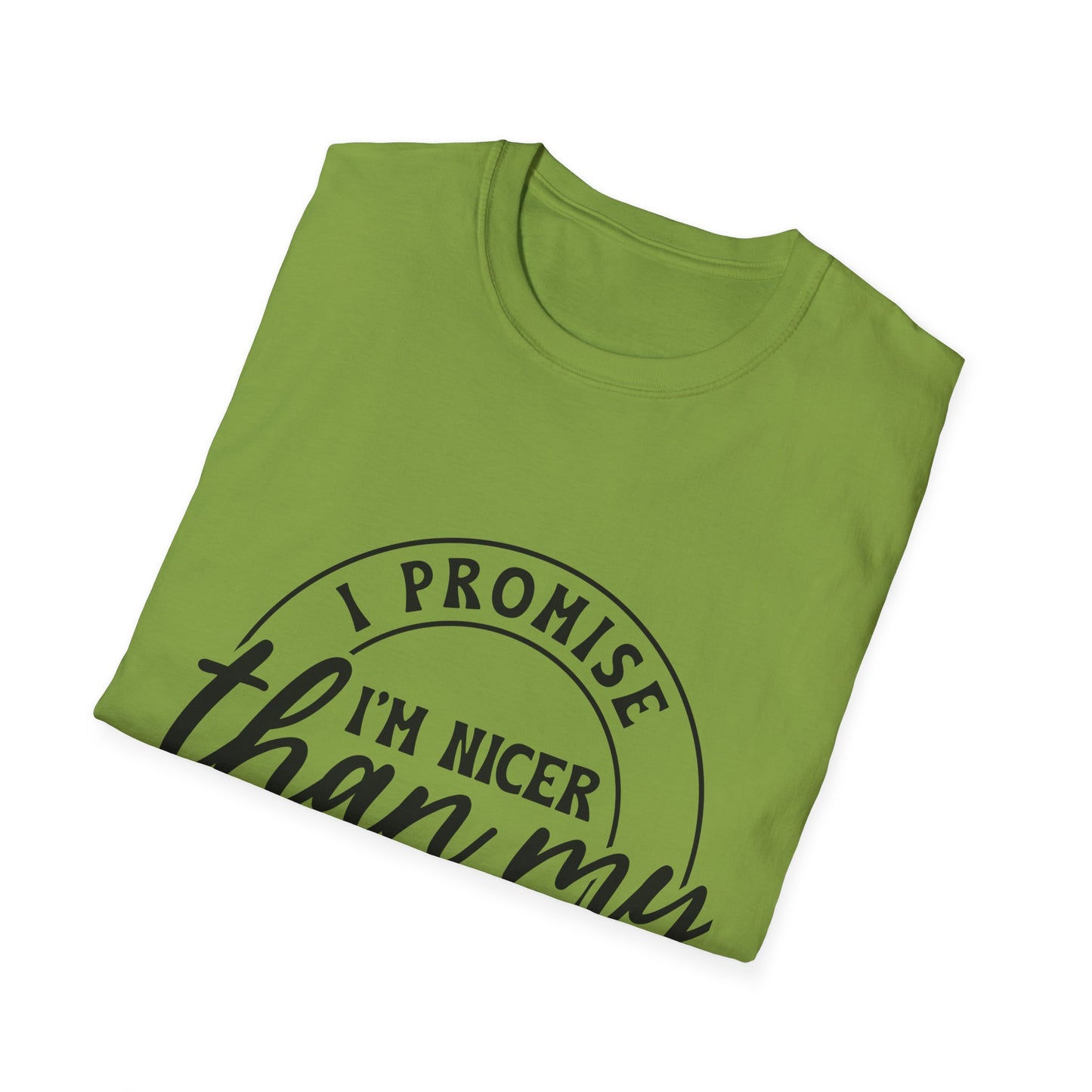 Funny Unisex Softstyle T-Shirt, Casual Tee, Gift for Friends, Humor Shirt, Quirky Fashion, Everyday Wear