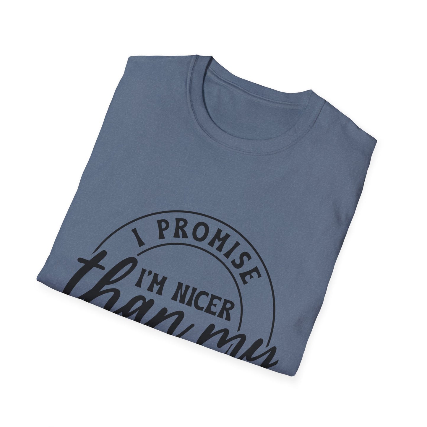 Funny Unisex Softstyle T-Shirt, Casual Tee, Gift for Friends, Humor Shirt, Quirky Fashion, Everyday Wear