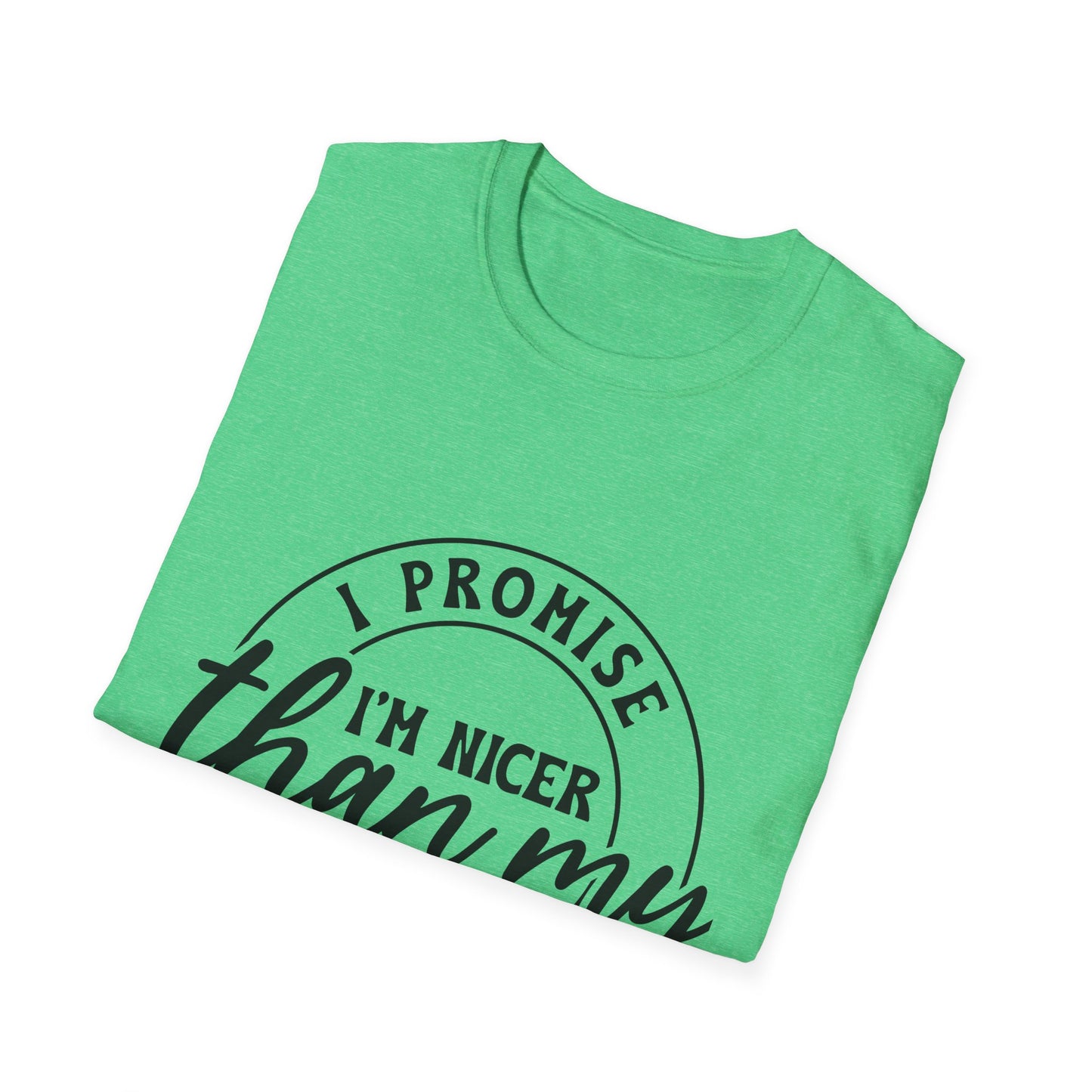 Funny Unisex Softstyle T-Shirt, Casual Tee, Gift for Friends, Humor Shirt, Quirky Fashion, Everyday Wear