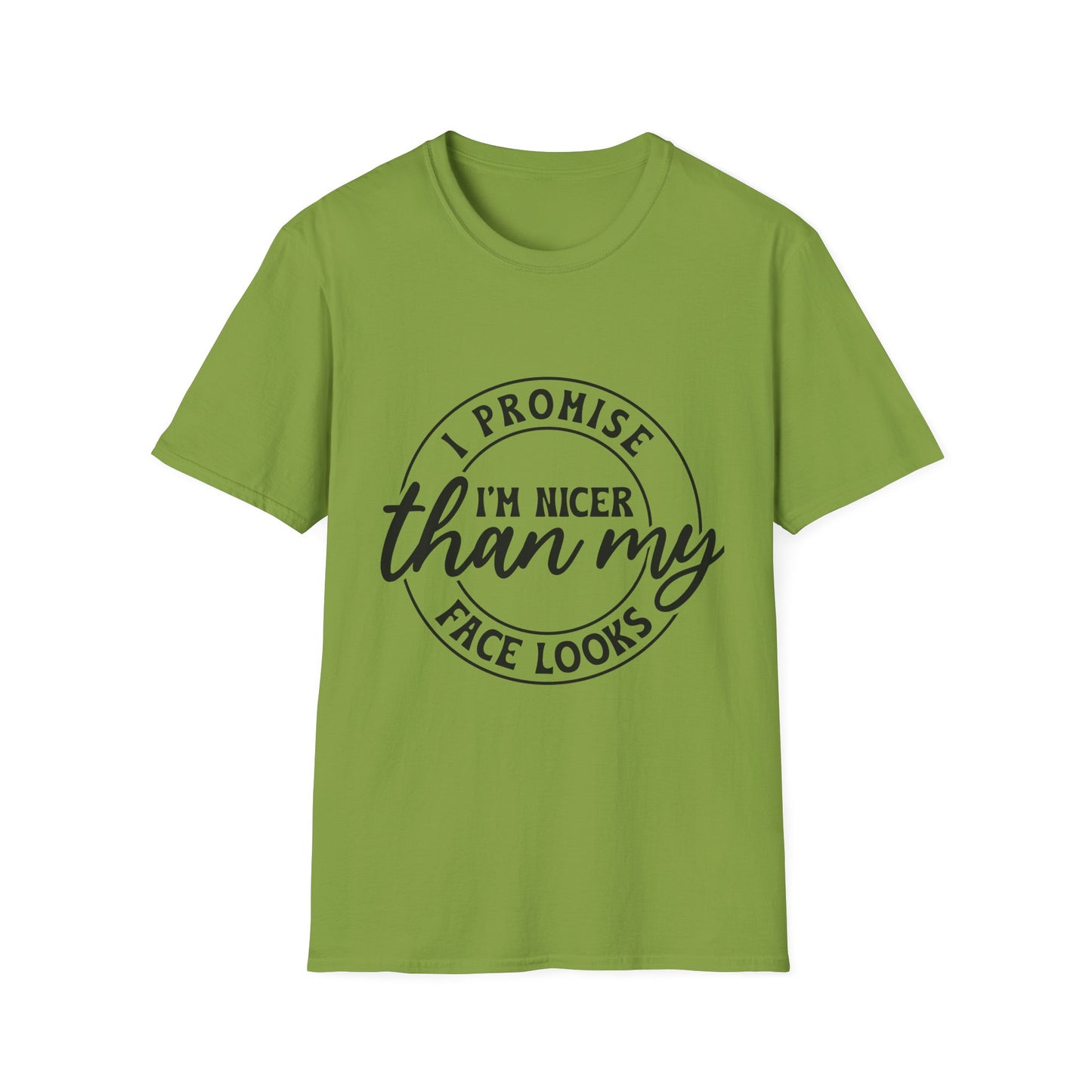 Funny Unisex Softstyle T-Shirt, Casual Tee, Gift for Friends, Humor Shirt, Quirky Fashion, Everyday Wear