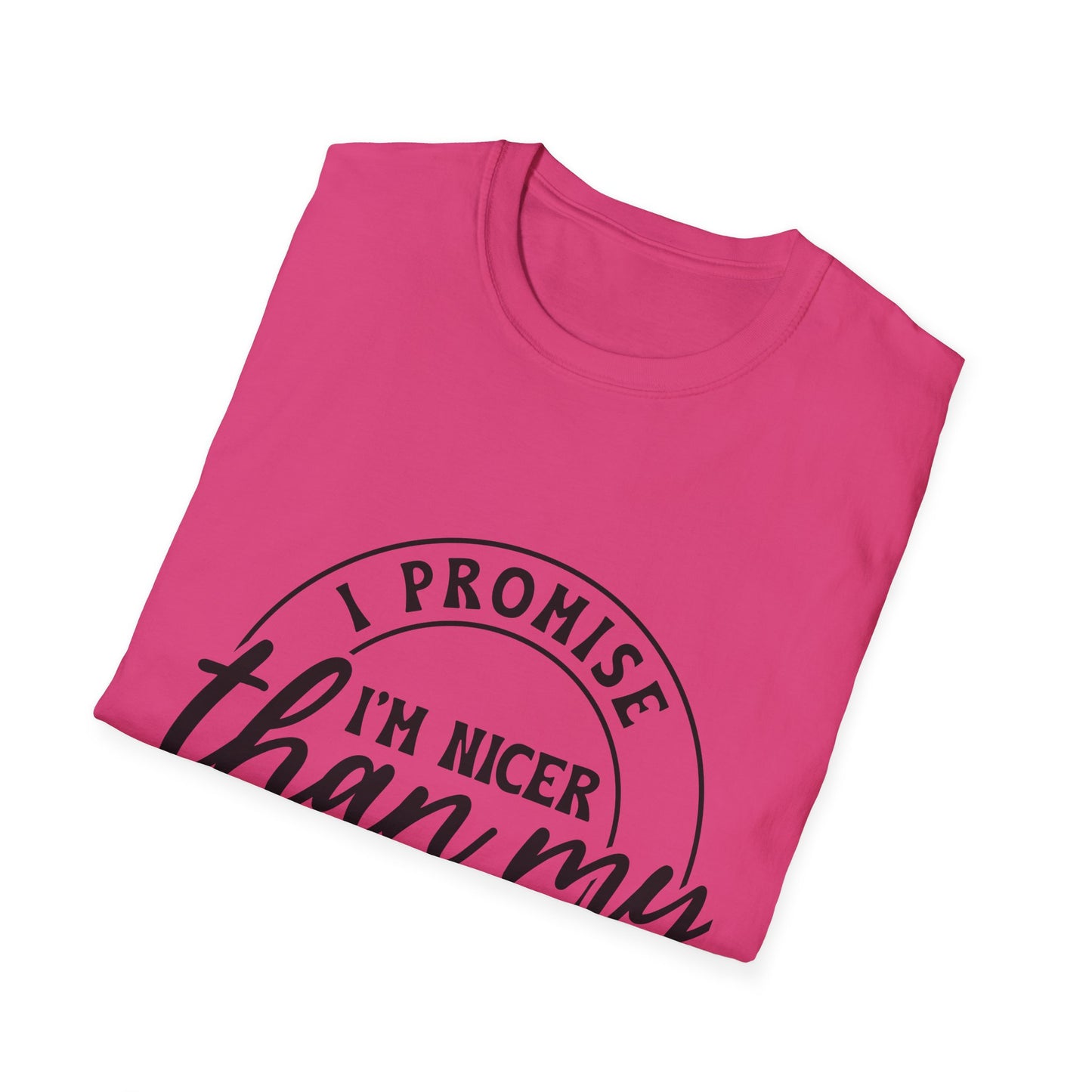 Funny Unisex Softstyle T-Shirt, Casual Tee, Gift for Friends, Humor Shirt, Quirky Fashion, Everyday Wear