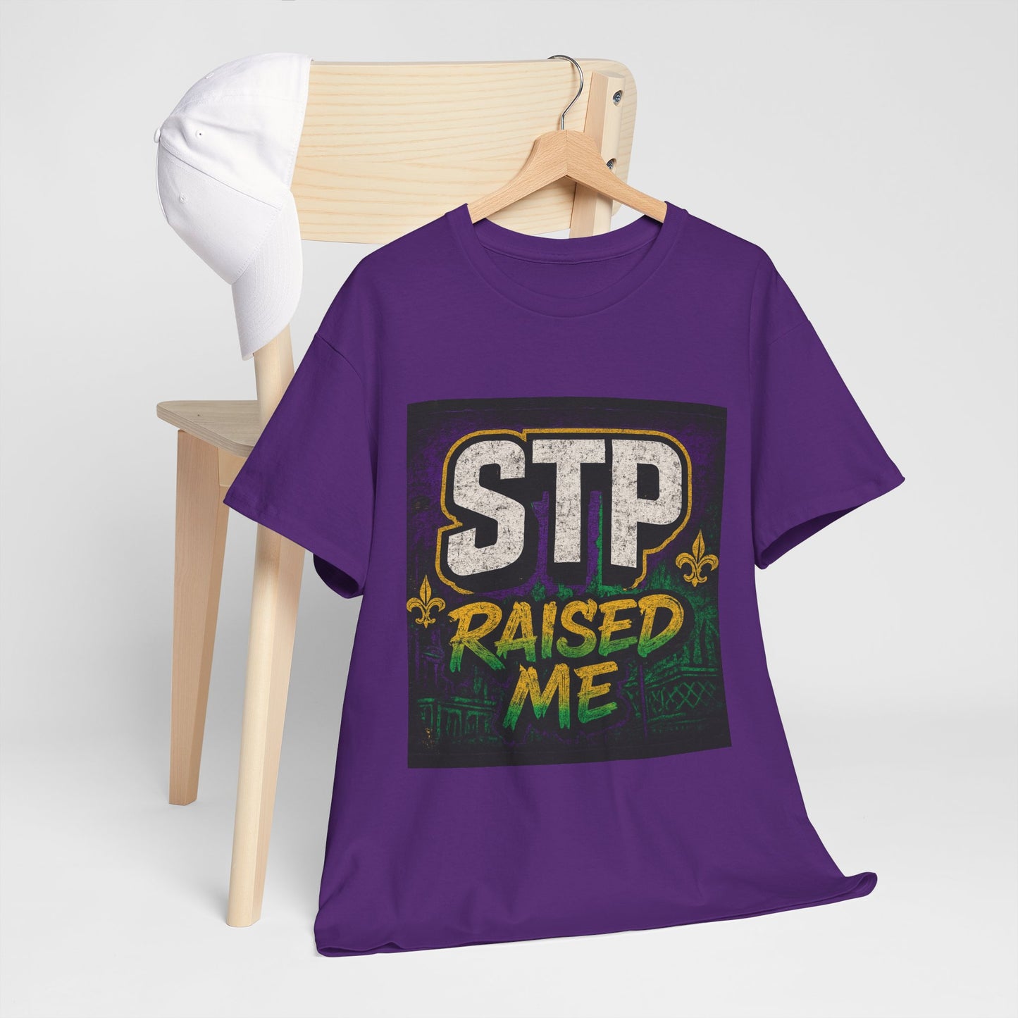 Stylish Statement Tee - STP Raised Me, Casual Wear, Gift for Friends, Motivational Shirt, Streetwear Fashion