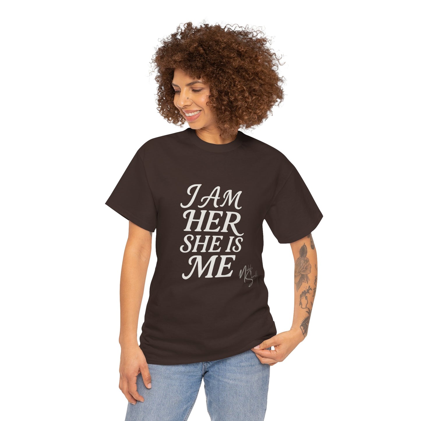 Empowering Statement Tee, Unisex Heavy Cotton T-Shirt for Self-Expression, Pride Month, Gifts for Her, Equality Apparel, Casual Wear