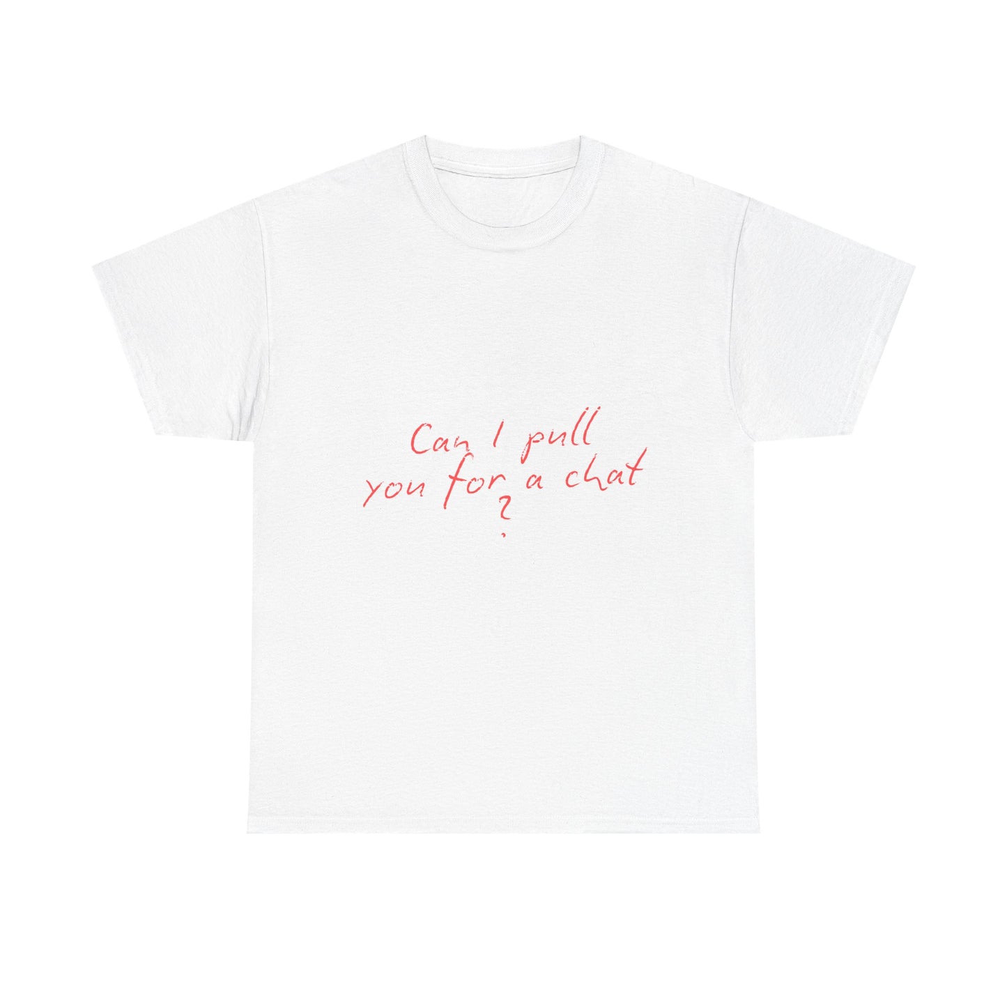Casual Cotton Tee, Comfortable Everyday Wear, Gift for Friends, Funny Chat Shirt, Conversation Starter Tee