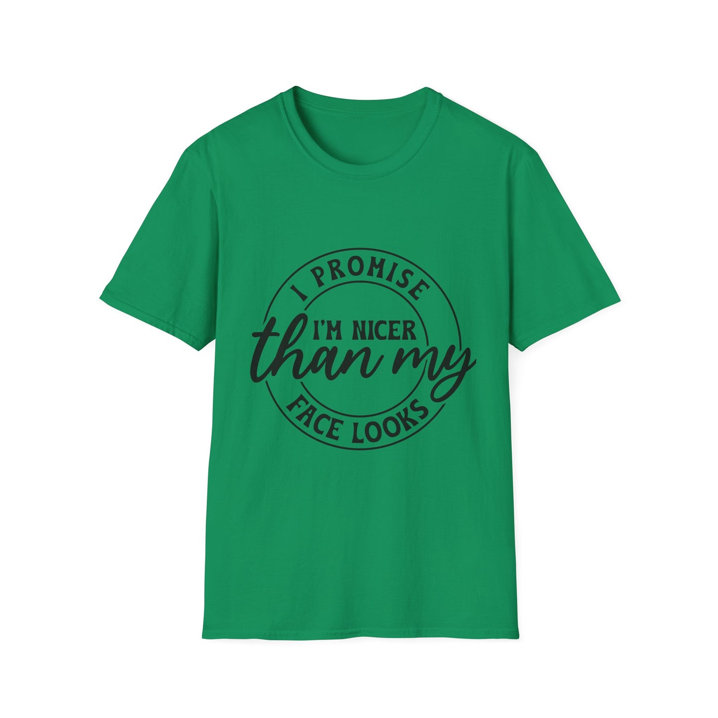 Funny Unisex Softstyle T-Shirt, Casual Tee, Gift for Friends, Humor Shirt, Quirky Fashion, Everyday Wear