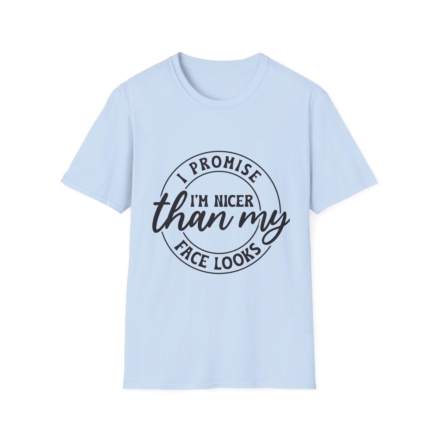 Funny Unisex Softstyle T-Shirt, Casual Tee, Gift for Friends, Humor Shirt, Quirky Fashion, Everyday Wear