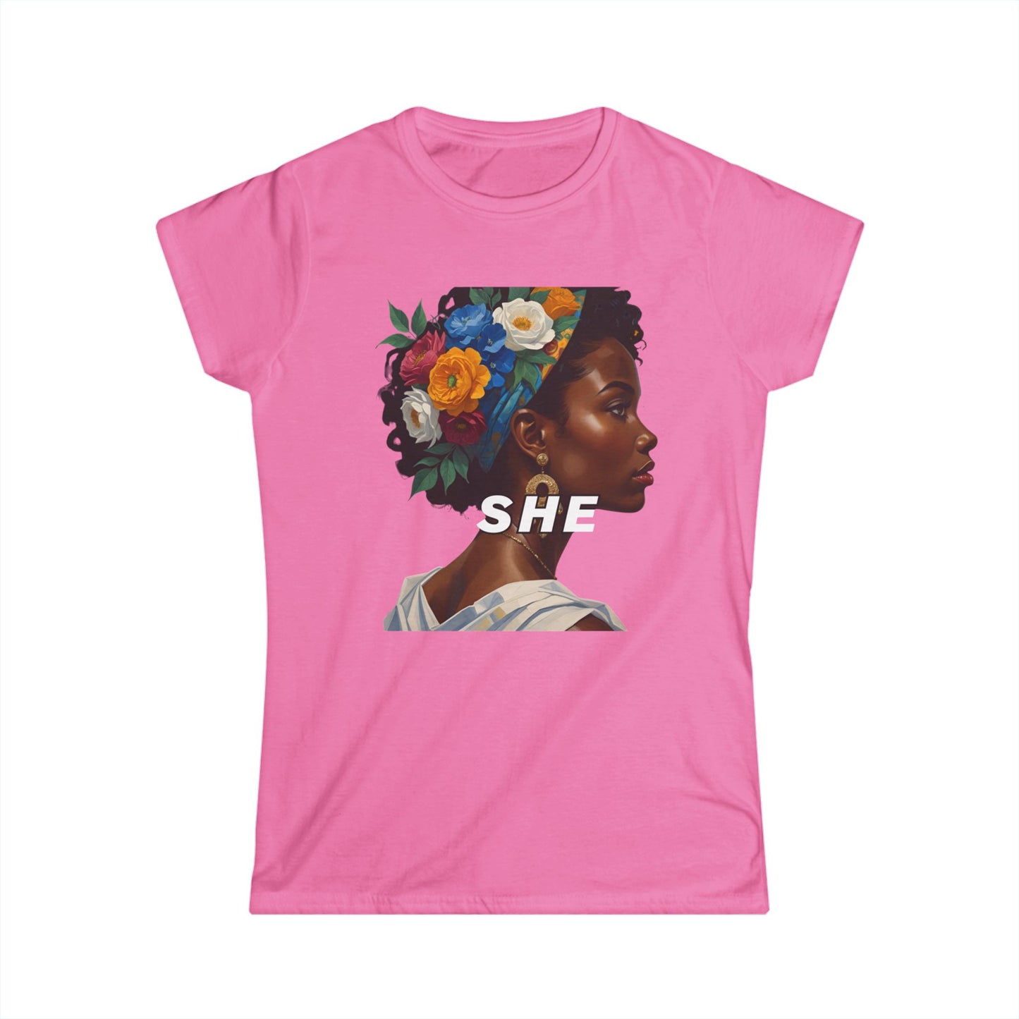 Empowered Women Softstyle Tee - Inspirational Graphic Tee for Everyday Wear, Feminist Merchandise, Vintage Style, Gift for Her