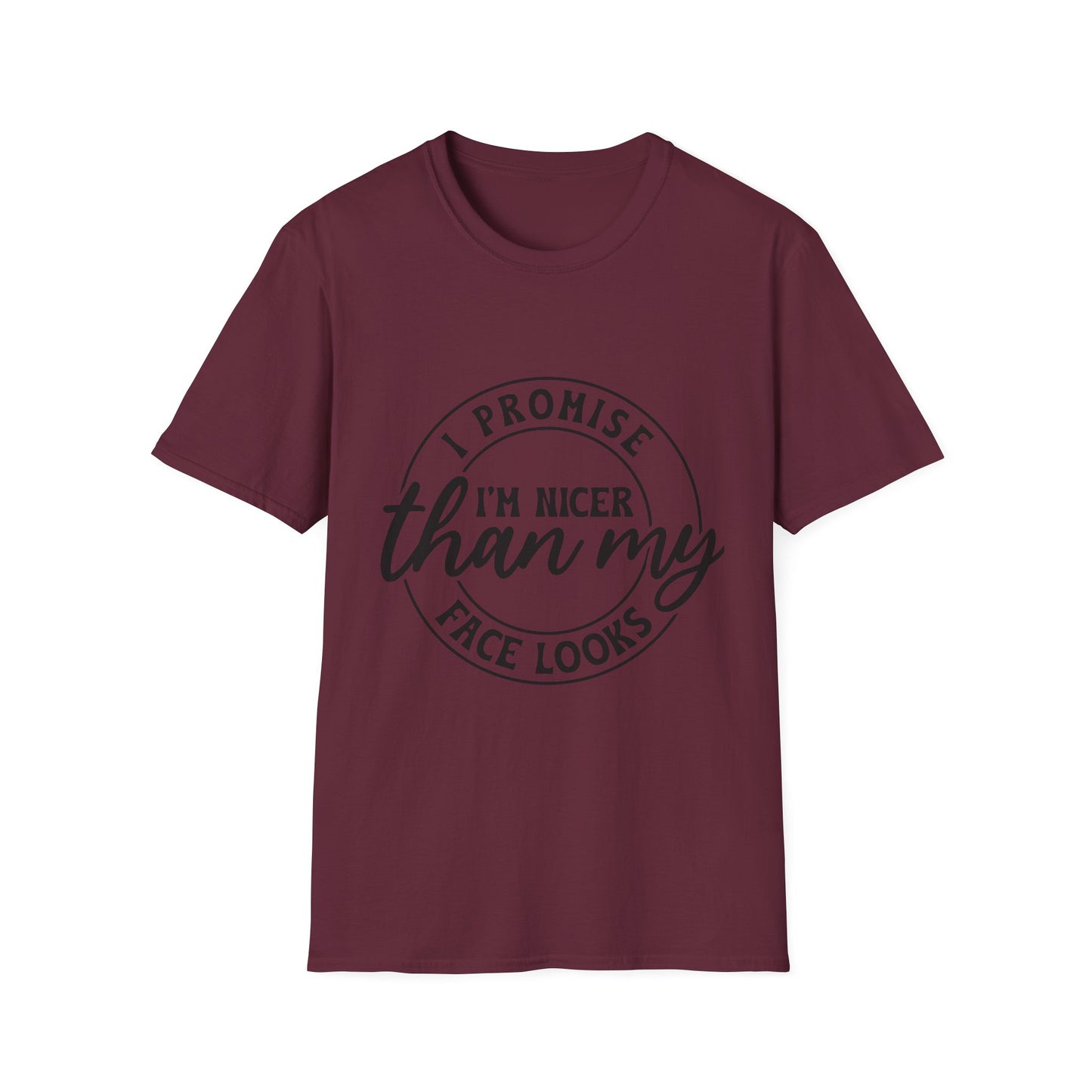 Funny Unisex Softstyle T-Shirt, Casual Tee, Gift for Friends, Humor Shirt, Quirky Fashion, Everyday Wear