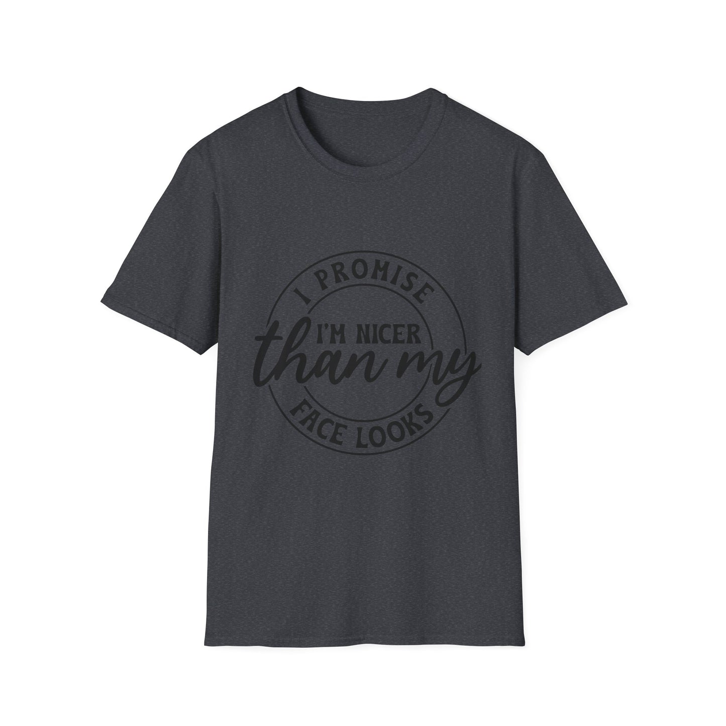 Funny Unisex Softstyle T-Shirt, Casual Tee, Gift for Friends, Humor Shirt, Quirky Fashion, Everyday Wear