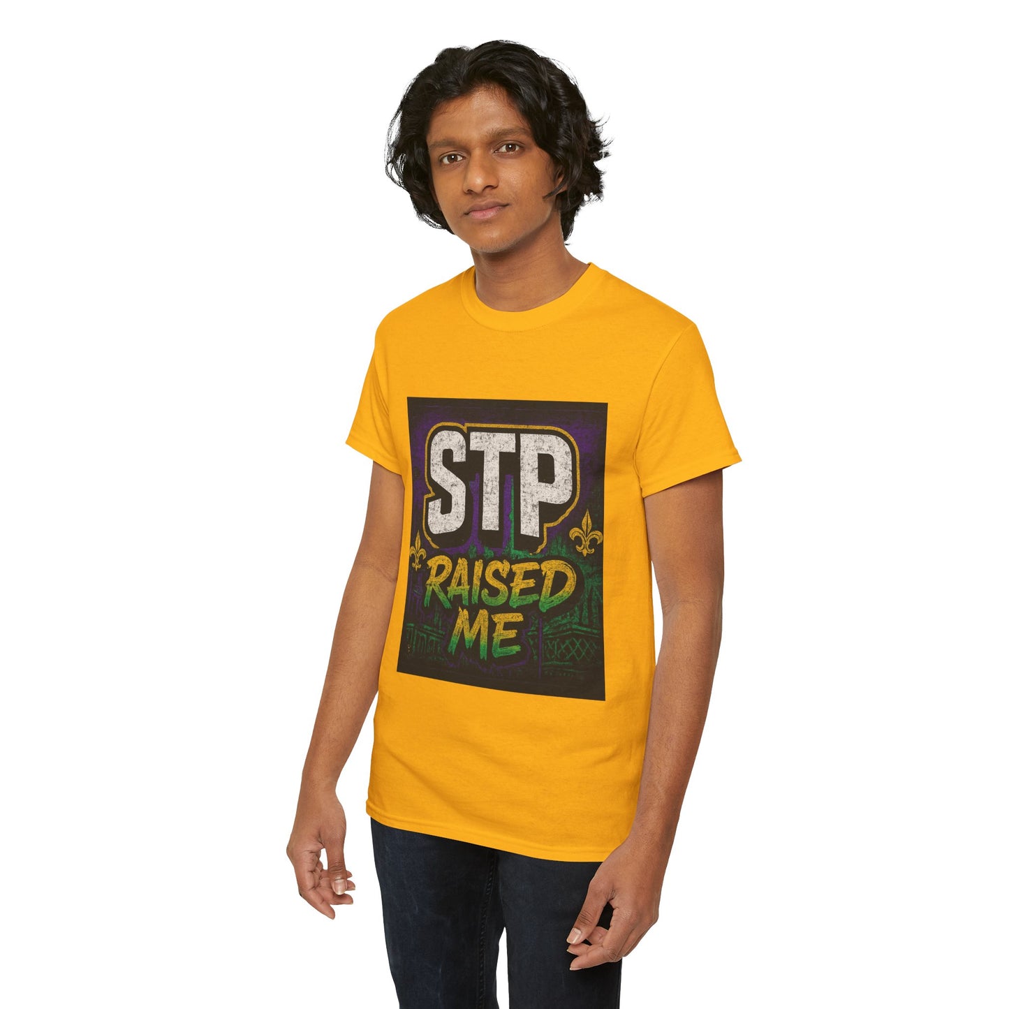 Stylish Statement Tee - STP Raised Me, Casual Wear, Gift for Friends, Motivational Shirt, Streetwear Fashion