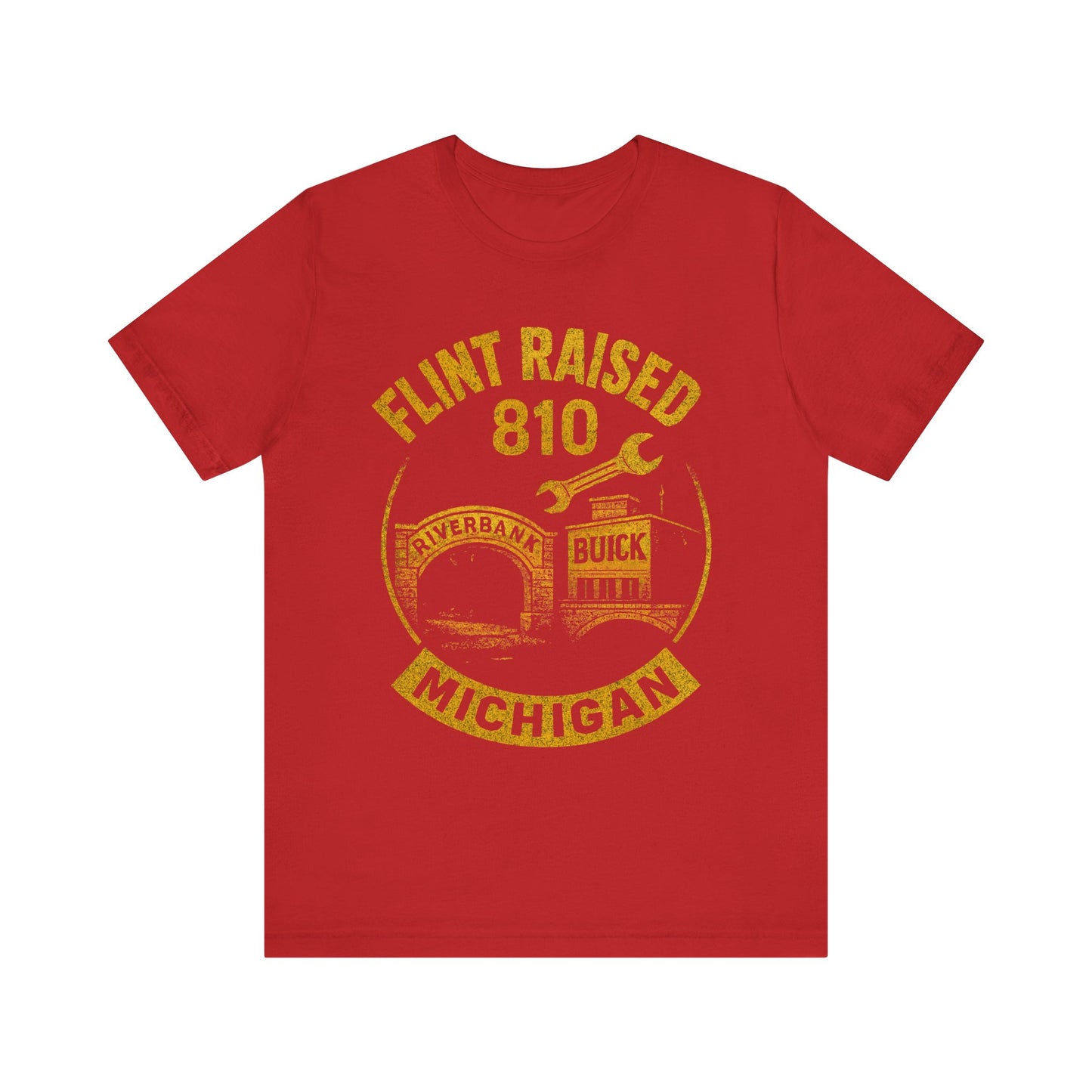 Flint Raised Unisex Tee - Celebrate Michigan Pride, Casual Wear, Gift for Locals, Family & Friends, Unique Souvenir