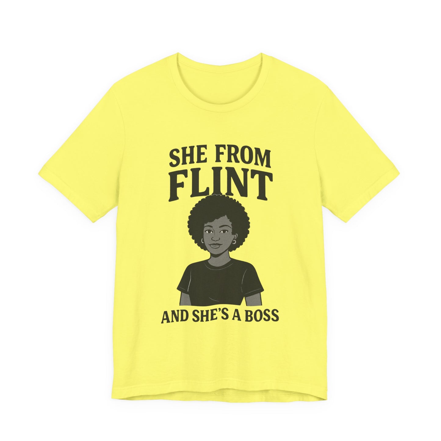 Flint Boss Tee, Inspirational Shirt, Gift for Women, Black History Month Apparel, Empowerment Top, Unisex Graphic Tee