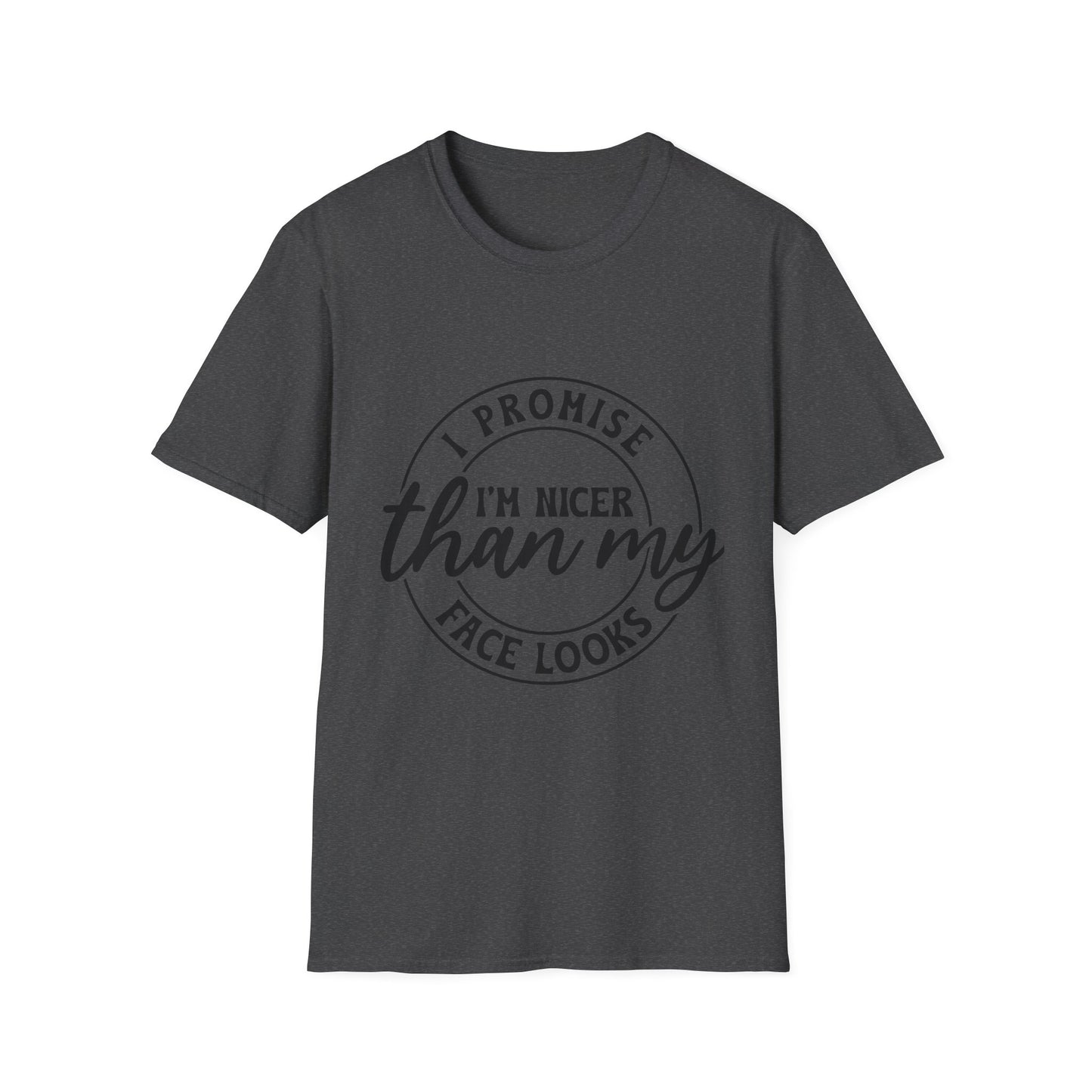 Funny Unisex Softstyle T-Shirt, Casual Tee, Gift for Friends, Humor Shirt, Quirky Fashion, Everyday Wear