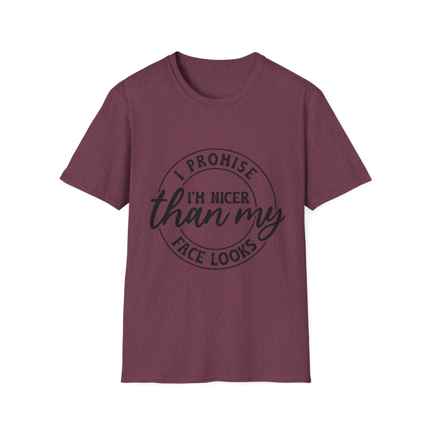 Funny Unisex Softstyle T-Shirt, Casual Tee, Gift for Friends, Humor Shirt, Quirky Fashion, Everyday Wear
