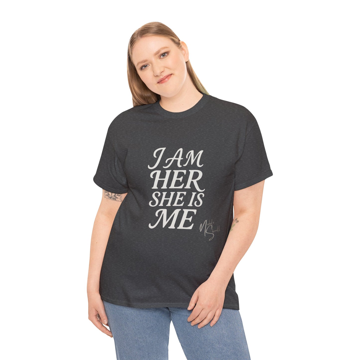 Empowering Statement Tee, Unisex Heavy Cotton T-Shirt for Self-Expression, Pride Month, Gifts for Her, Equality Apparel, Casual Wear