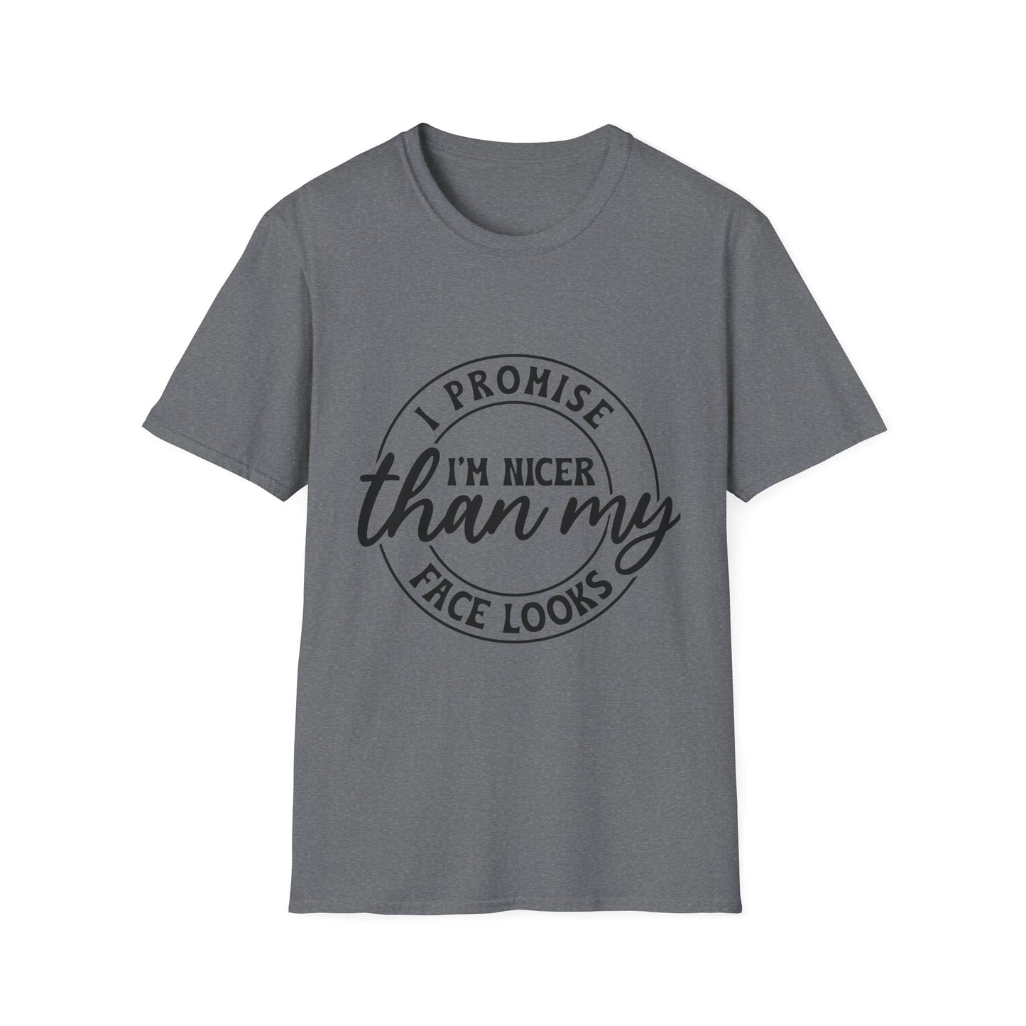 Funny Unisex Softstyle T-Shirt, Casual Tee, Gift for Friends, Humor Shirt, Quirky Fashion, Everyday Wear