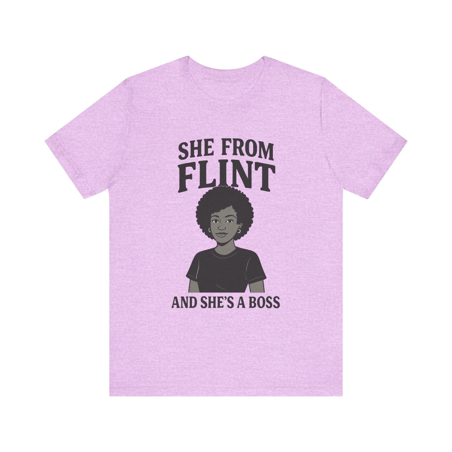 Flint Boss Tee, Inspirational Shirt, Gift for Women, Black History Month Apparel, Empowerment Top, Unisex Graphic Tee
