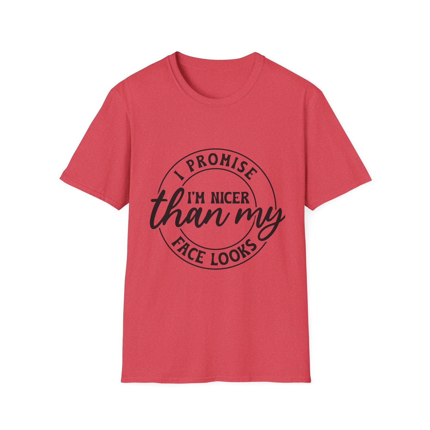 Funny Unisex Softstyle T-Shirt, Casual Tee, Gift for Friends, Humor Shirt, Quirky Fashion, Everyday Wear