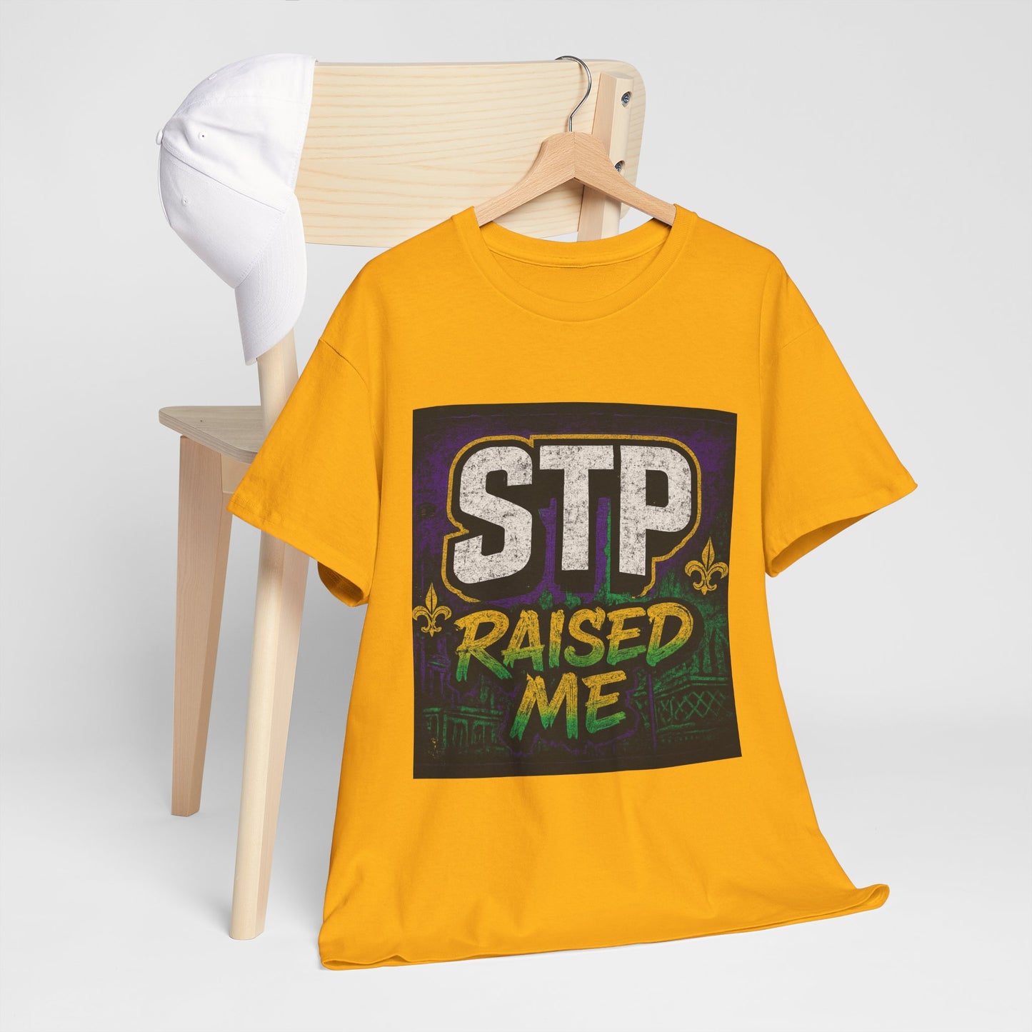 Stylish Statement Tee - STP Raised Me, Casual Wear, Gift for Friends, Motivational Shirt, Streetwear Fashion