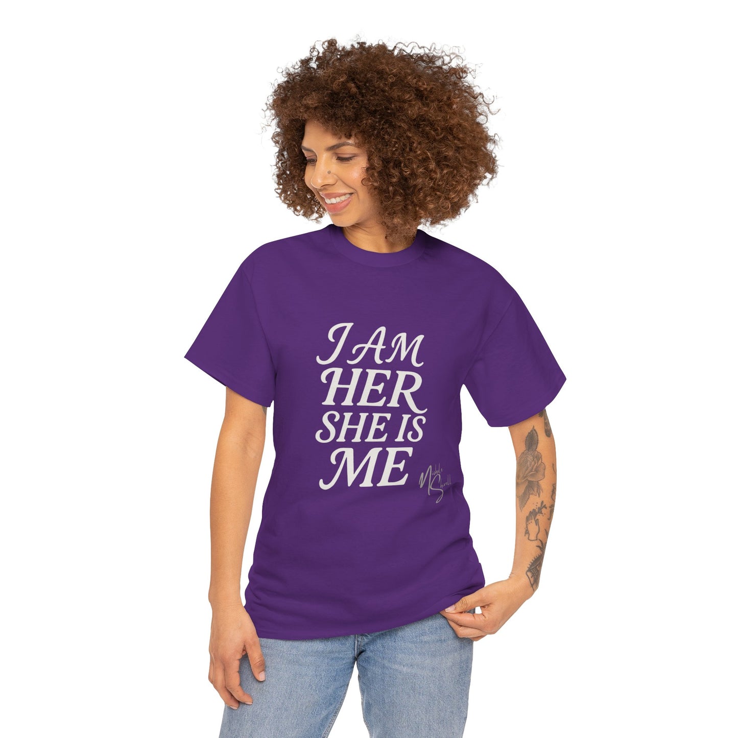 Empowering Statement Tee, Unisex Heavy Cotton T-Shirt for Self-Expression, Pride Month, Gifts for Her, Equality Apparel, Casual Wear