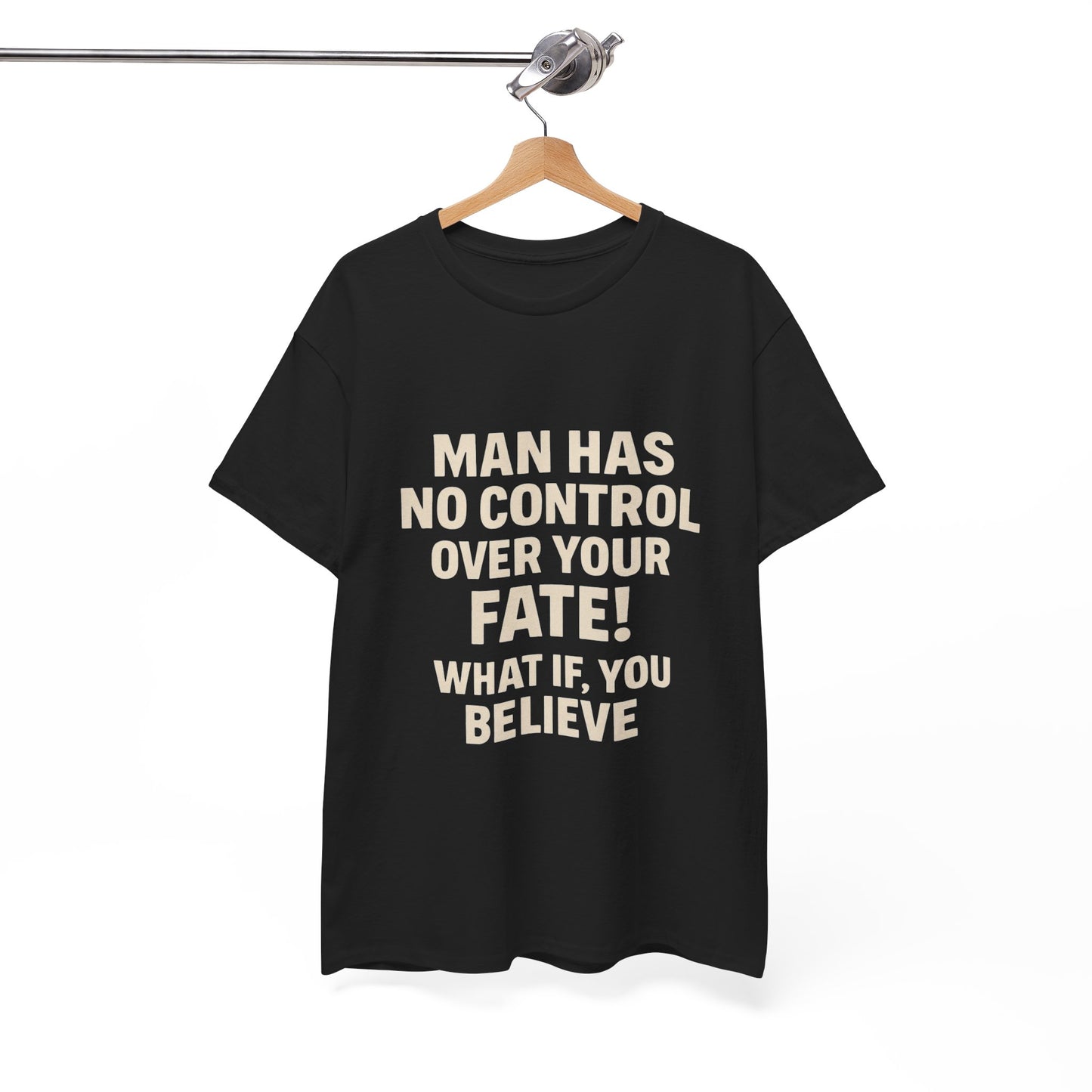 Inspirational Unisex Heavy Cotton Tee - Motivational Shirt, Believe Tee, Gift for Dreamers, Unisex Quote T-Shirt