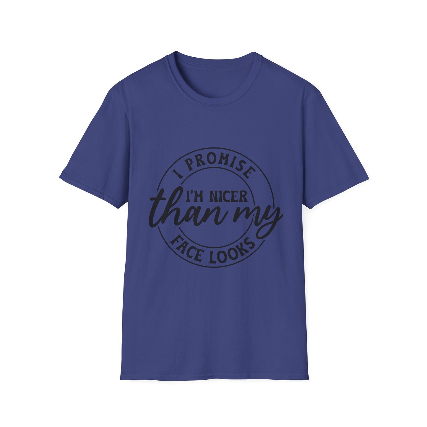 Funny Unisex Softstyle T-Shirt, Casual Tee, Gift for Friends, Humor Shirt, Quirky Fashion, Everyday Wear