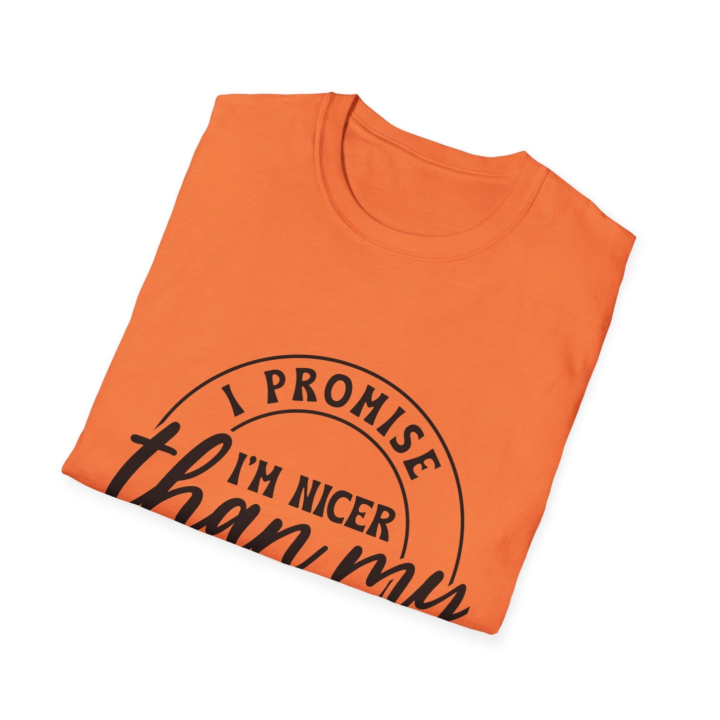Funny Unisex Softstyle T-Shirt, Casual Tee, Gift for Friends, Humor Shirt, Quirky Fashion, Everyday Wear