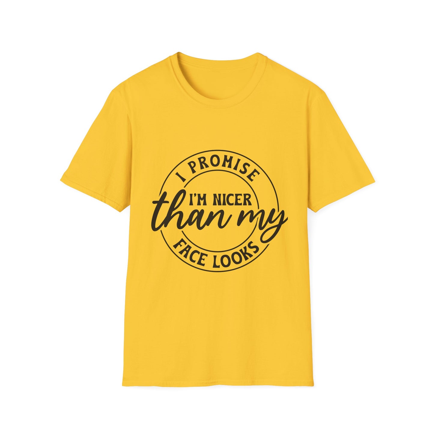 Funny Unisex Softstyle T-Shirt, Casual Tee, Gift for Friends, Humor Shirt, Quirky Fashion, Everyday Wear