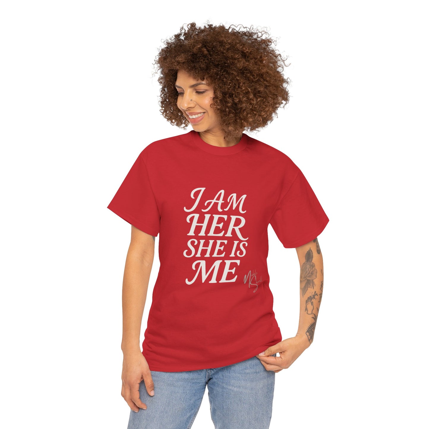 Empowering Statement Tee, Unisex Heavy Cotton T-Shirt for Self-Expression, Pride Month, Gifts for Her, Equality Apparel, Casual Wear