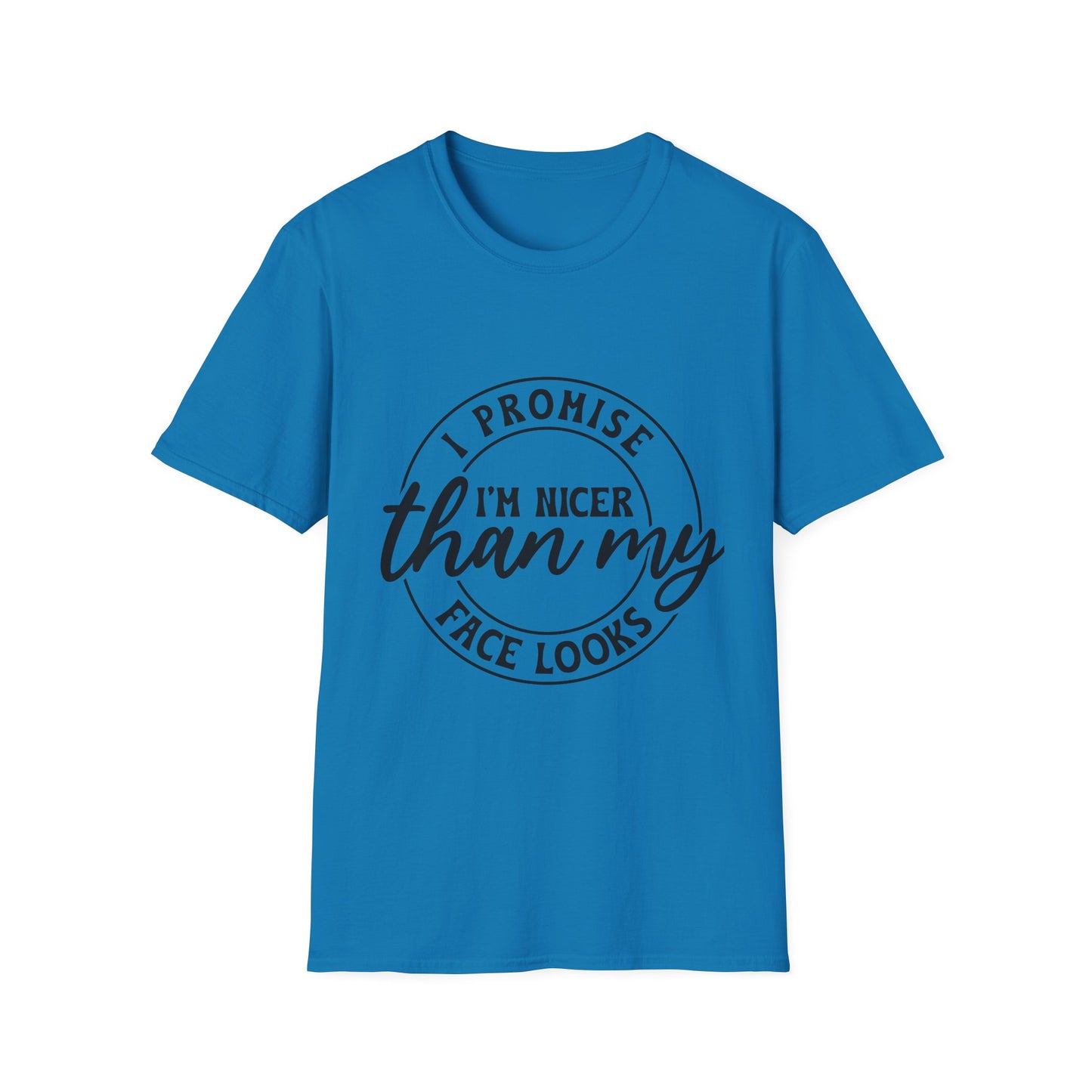 Funny Unisex Softstyle T-Shirt, Casual Tee, Gift for Friends, Humor Shirt, Quirky Fashion, Everyday Wear