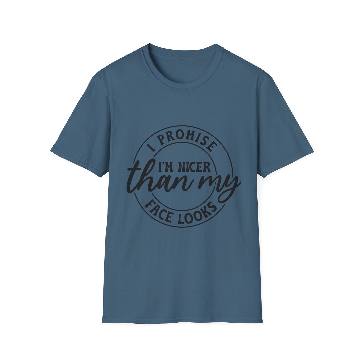 Funny Unisex Softstyle T-Shirt, Casual Tee, Gift for Friends, Humor Shirt, Quirky Fashion, Everyday Wear