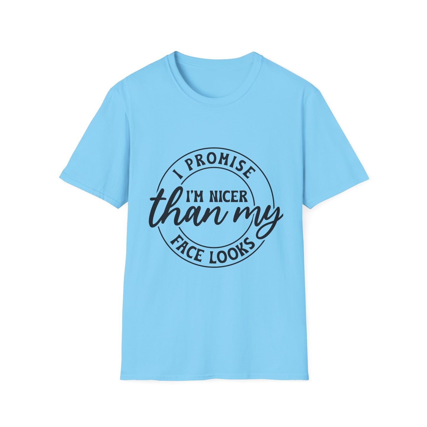 Funny Unisex Softstyle T-Shirt, Casual Tee, Gift for Friends, Humor Shirt, Quirky Fashion, Everyday Wear