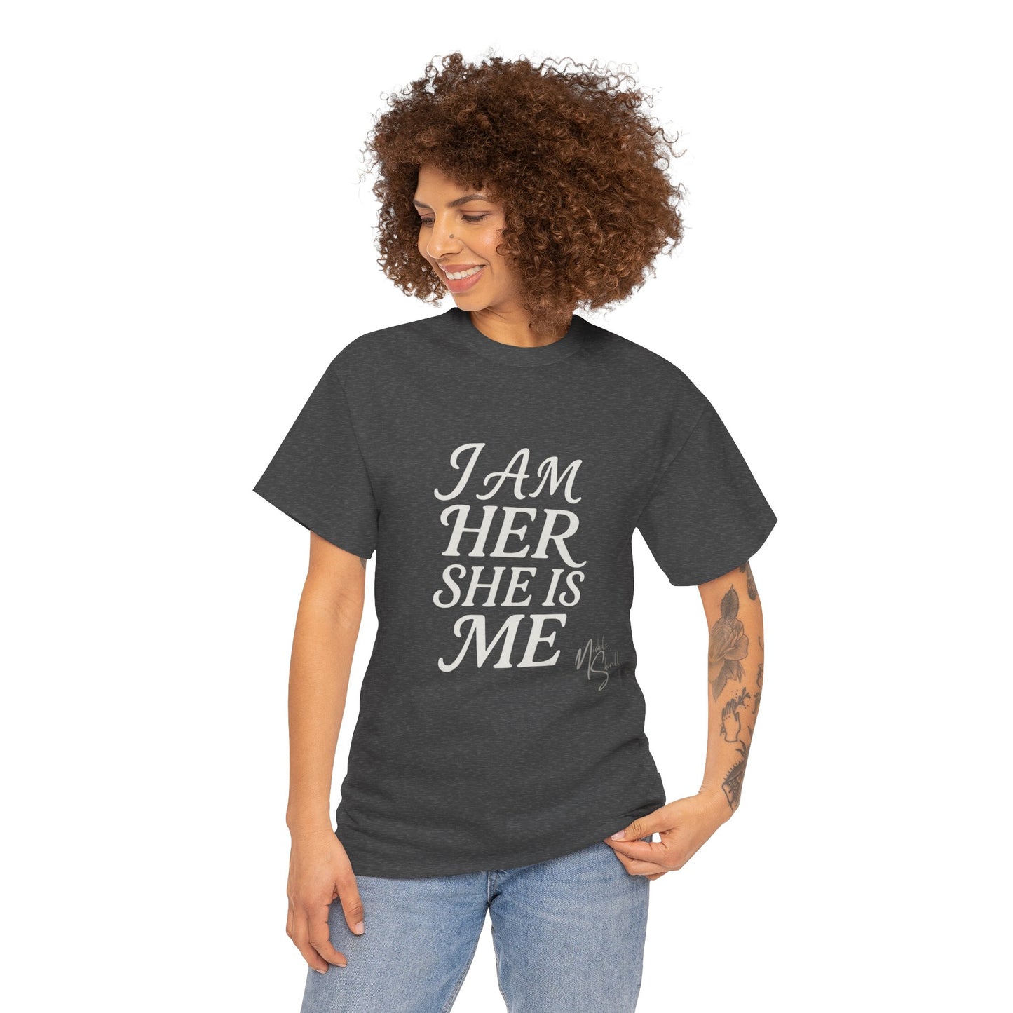 Empowering Statement Tee, Unisex Heavy Cotton T-Shirt for Self-Expression, Pride Month, Gifts for Her, Equality Apparel, Casual Wear