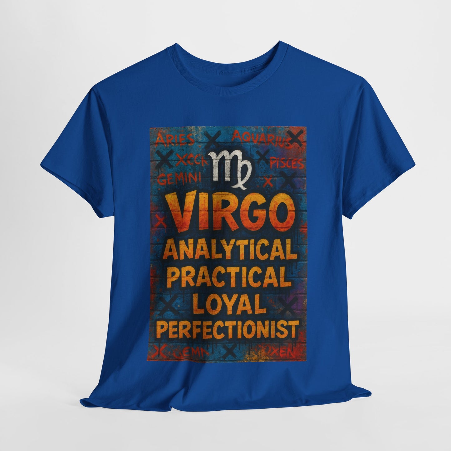 Virgo Sign Unisex Heavy Cotton Tee, Astrology Shirt, Zodiac Tee, Birthday Gift, Casual Wear, Astro Lover Apparel