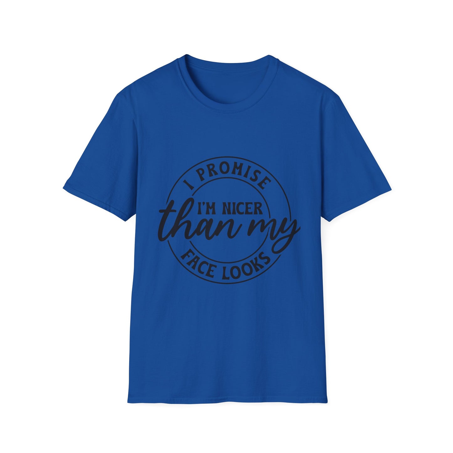 Funny Unisex Softstyle T-Shirt, Casual Tee, Gift for Friends, Humor Shirt, Quirky Fashion, Everyday Wear