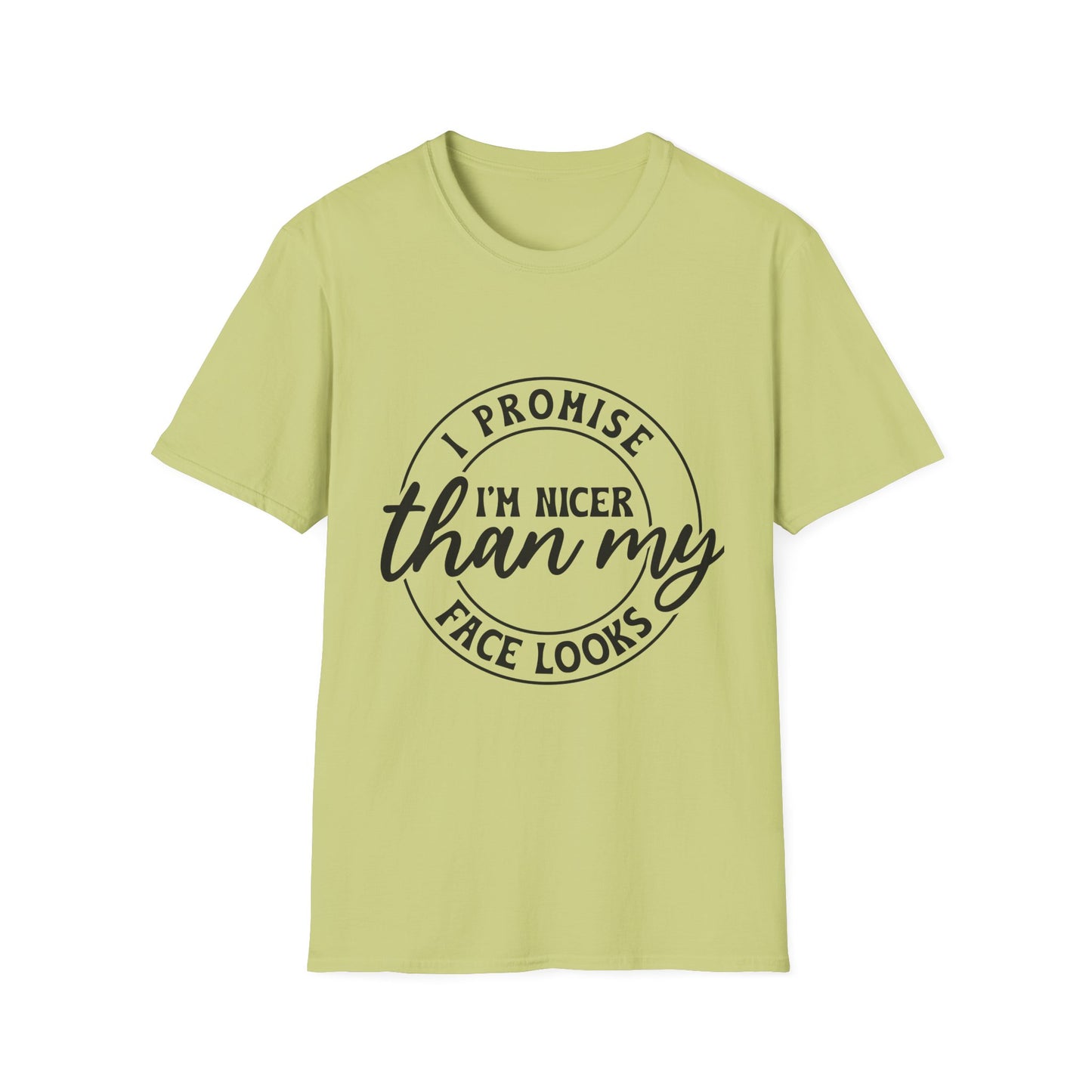 Funny Unisex Softstyle T-Shirt, Casual Tee, Gift for Friends, Humor Shirt, Quirky Fashion, Everyday Wear