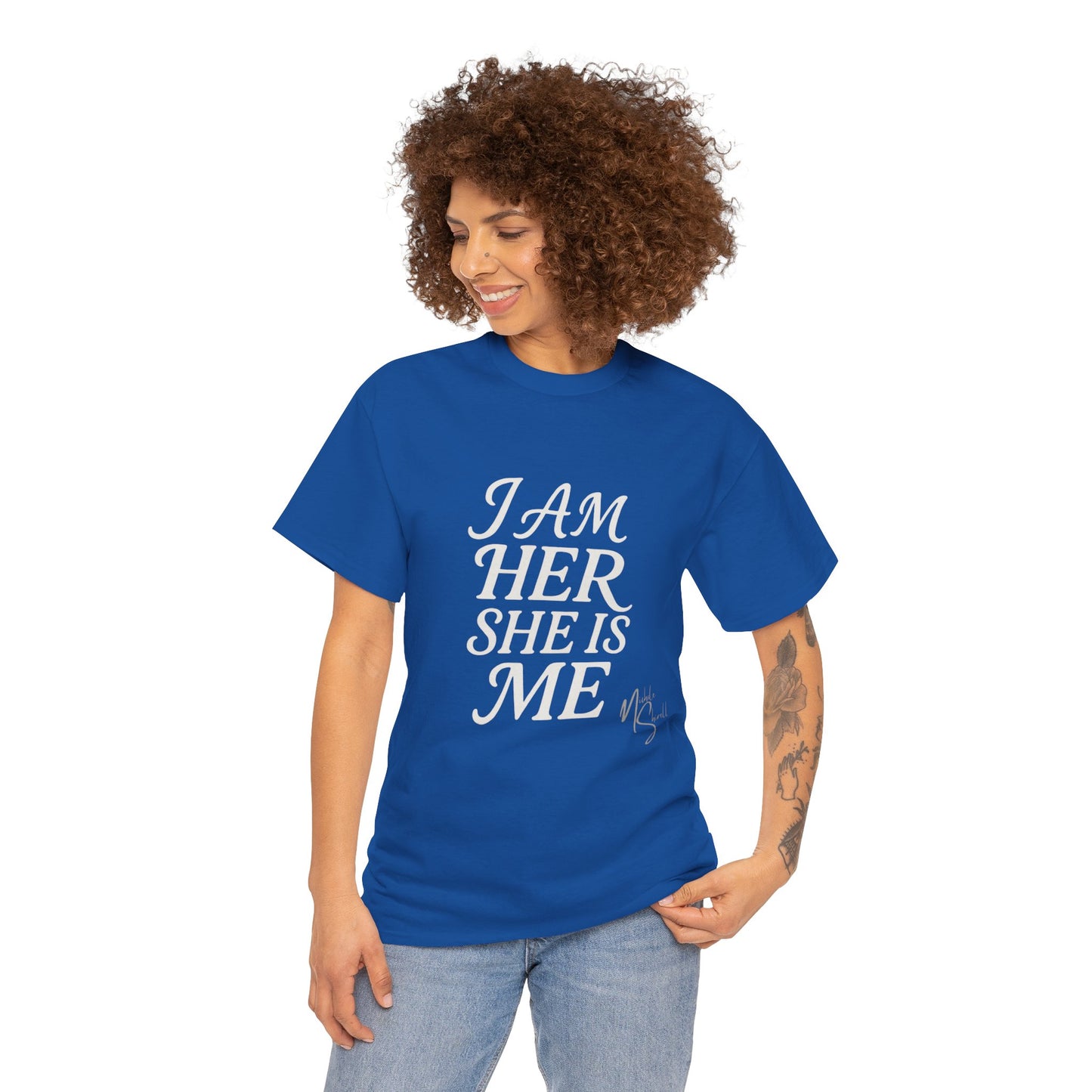 Empowering Statement Tee, Unisex Heavy Cotton T-Shirt for Self-Expression, Pride Month, Gifts for Her, Equality Apparel, Casual Wear