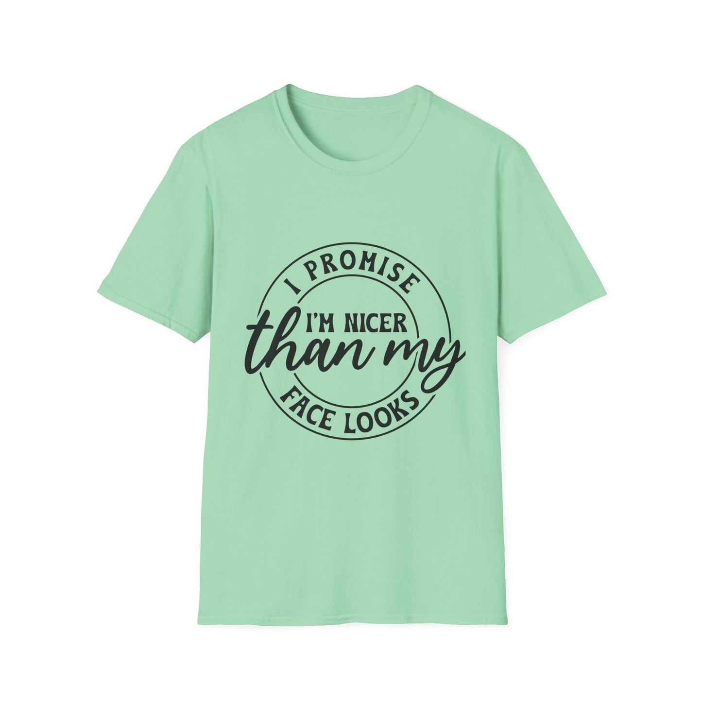 Funny Unisex Softstyle T-Shirt, Casual Tee, Gift for Friends, Humor Shirt, Quirky Fashion, Everyday Wear